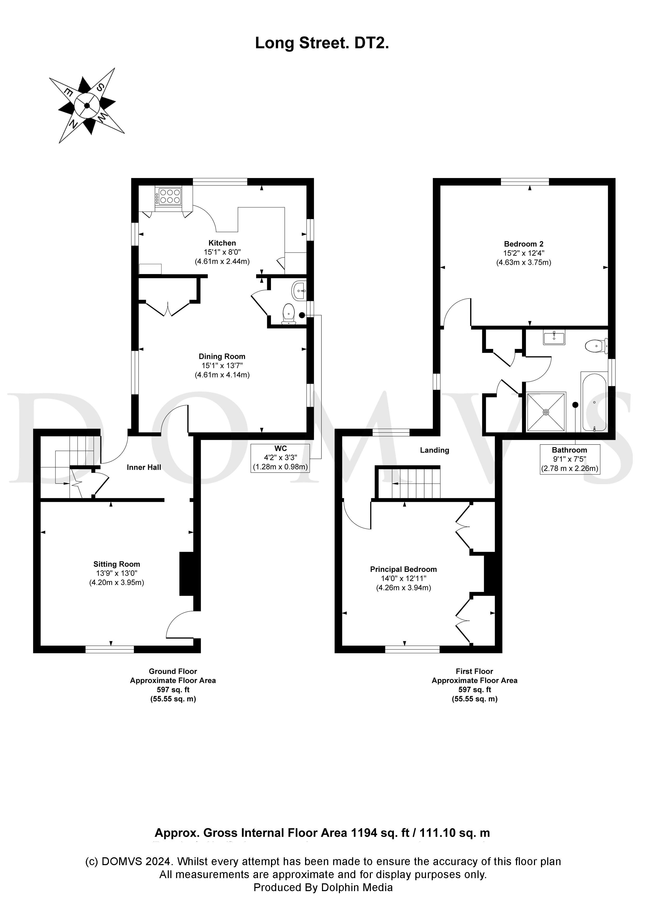 Floorplan for Cerne Abbas, Dorset