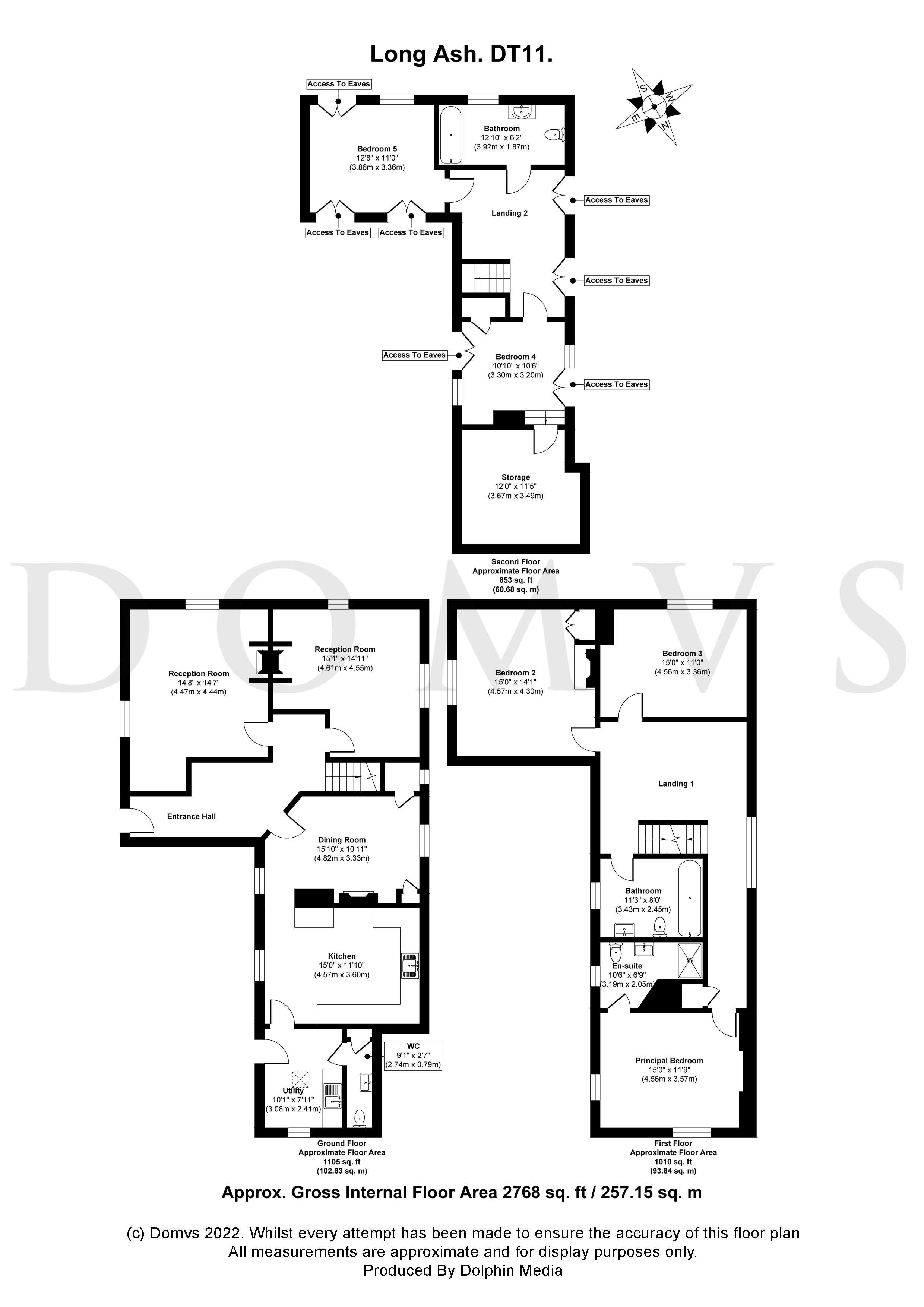Floorplan for Milton Abbas, Dorset