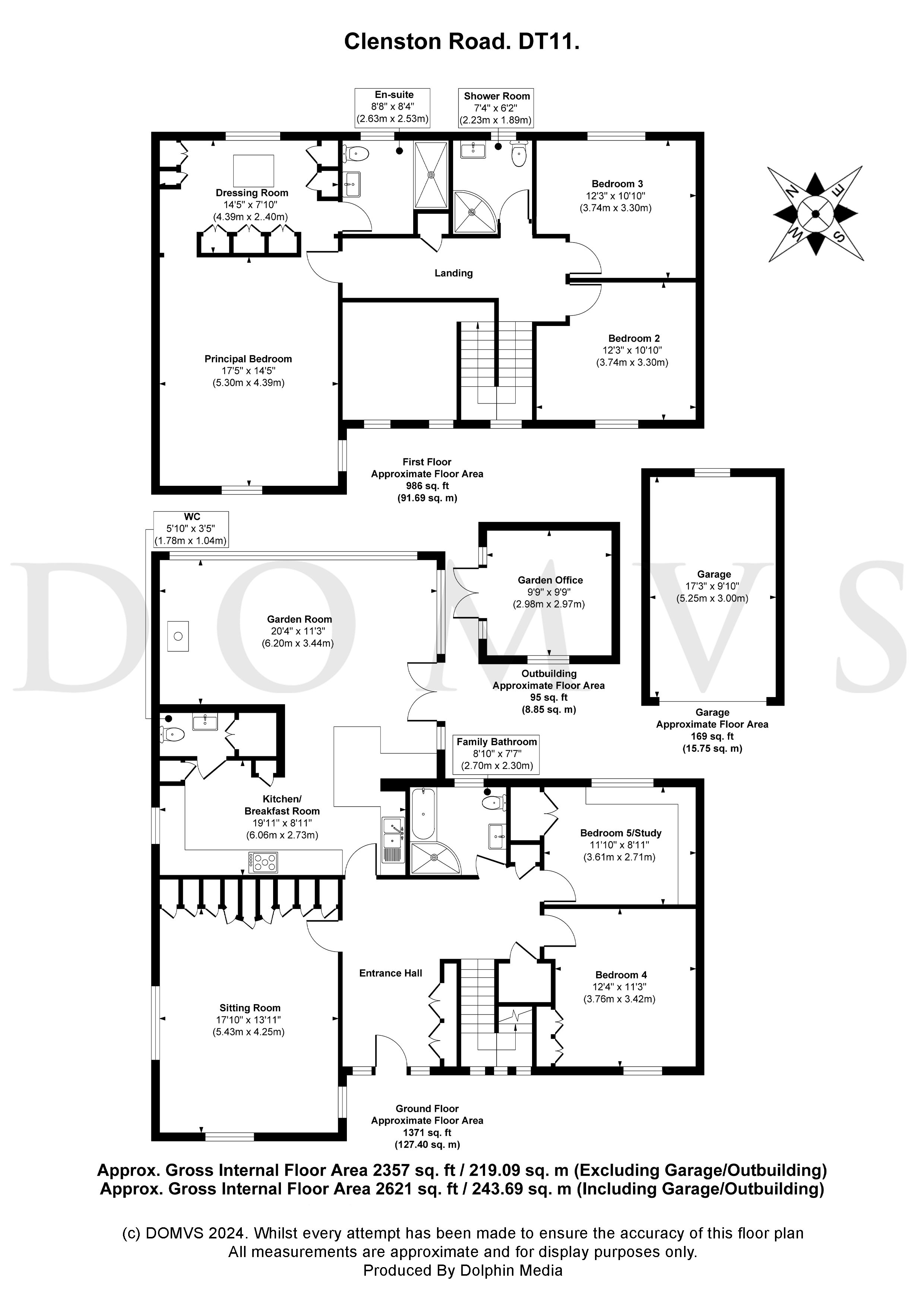 Floorplan for Winterborne Stickland, Blandford Forum, Dorset
