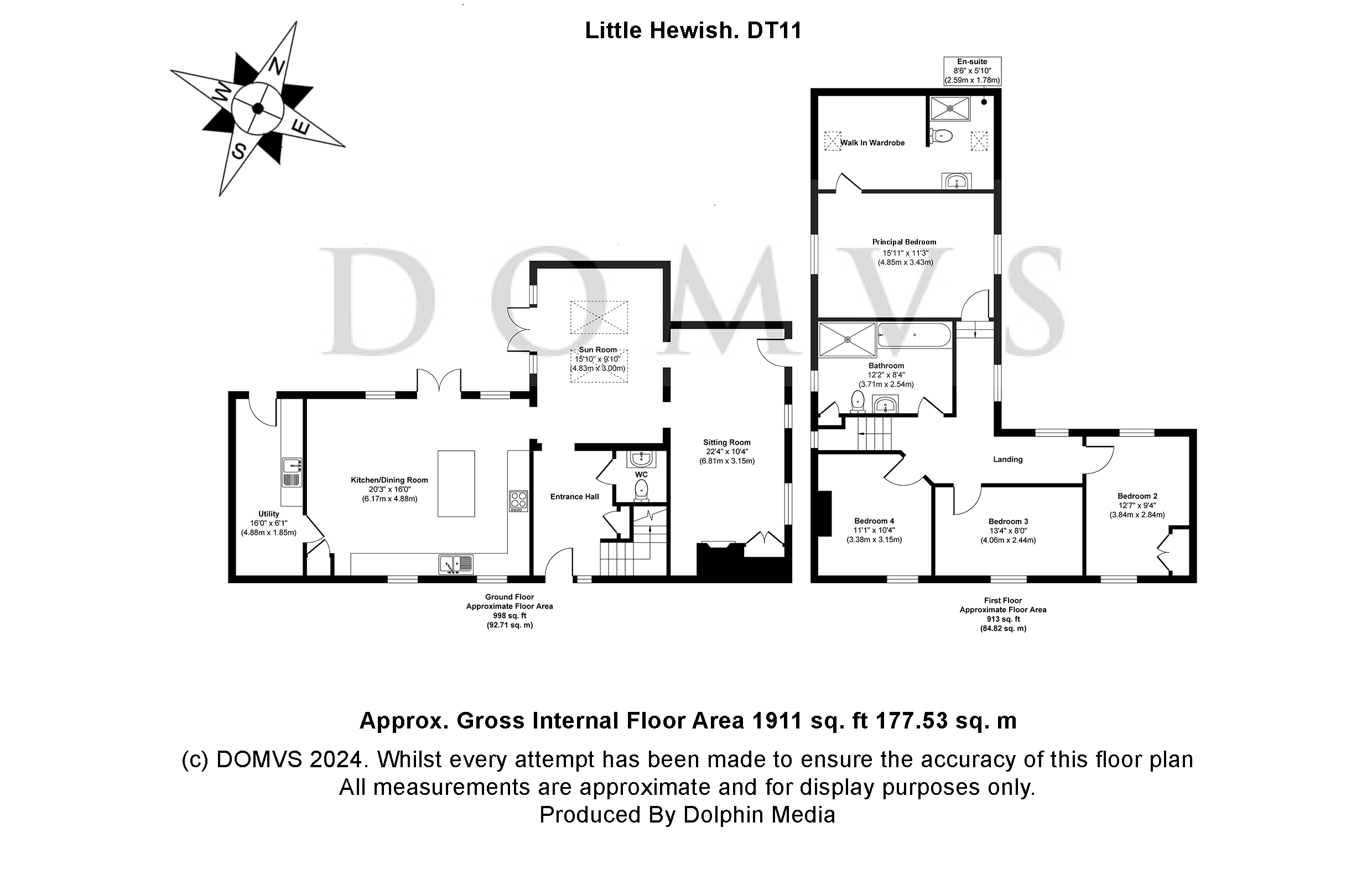 Floorplan for Milton Abbas, Blandford Forum, Dorset