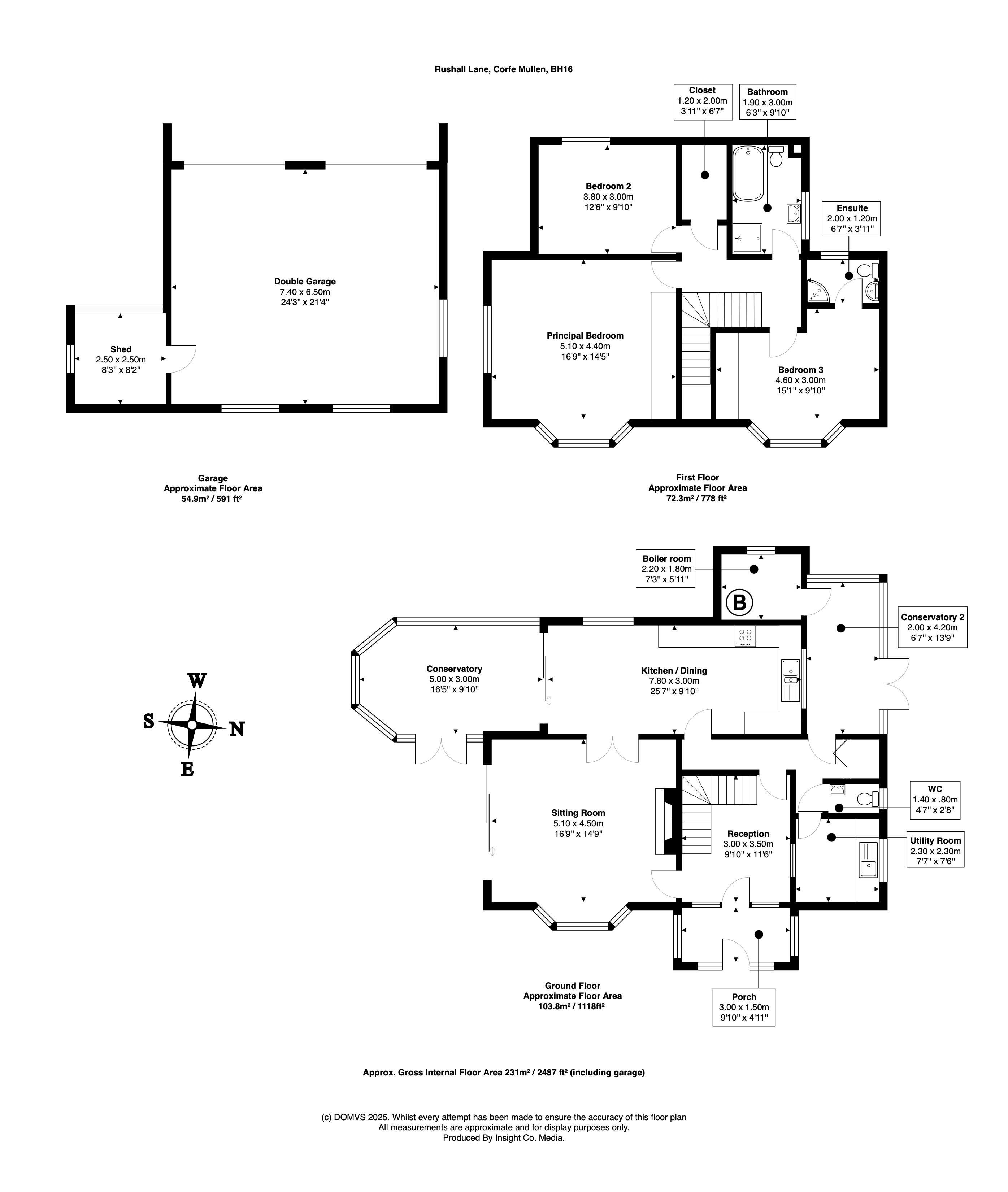 Floorplan for Corfe Mullen, Wimborne