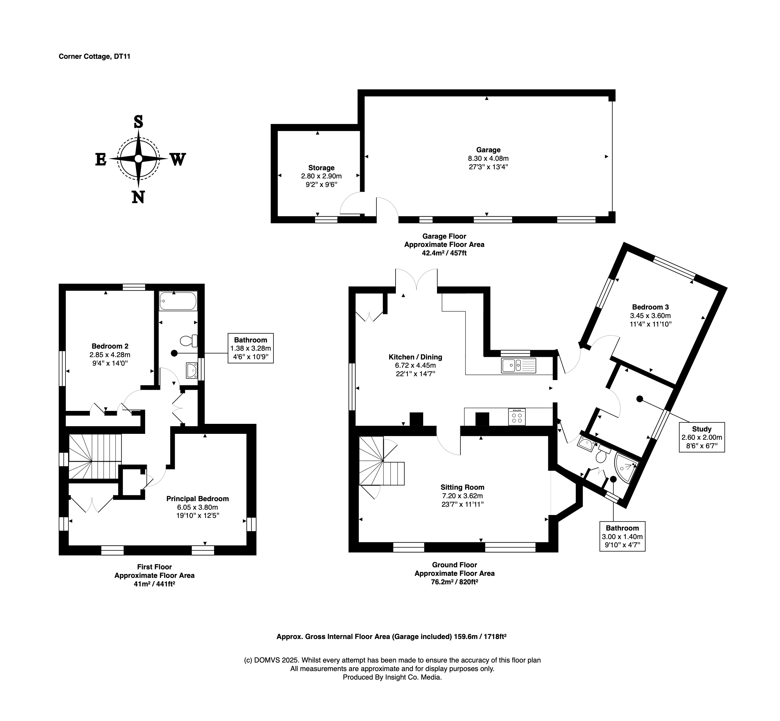 Floorplan for Milborne St Andrew, Dorset