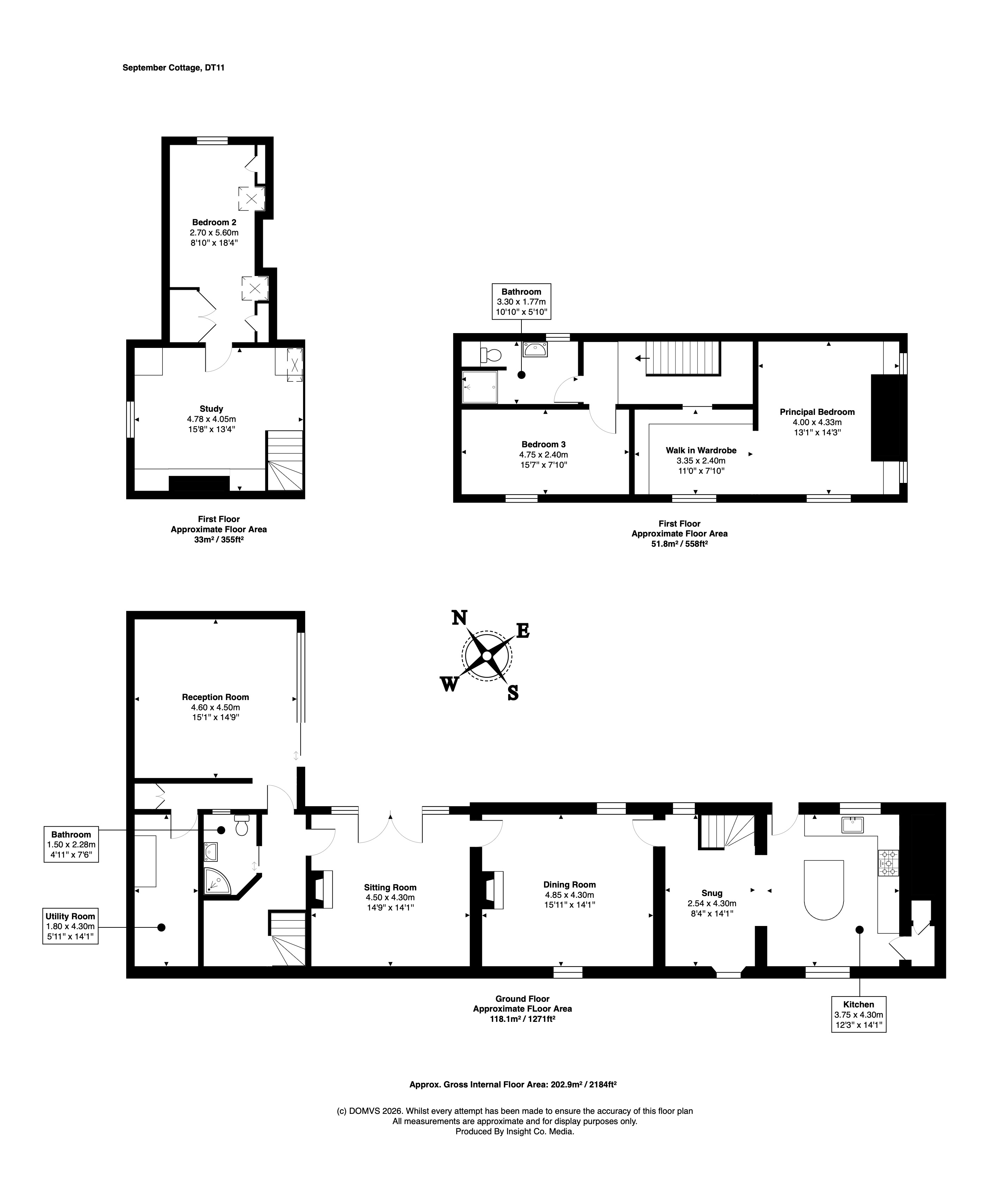 Floorplan for Blandford, Dorset