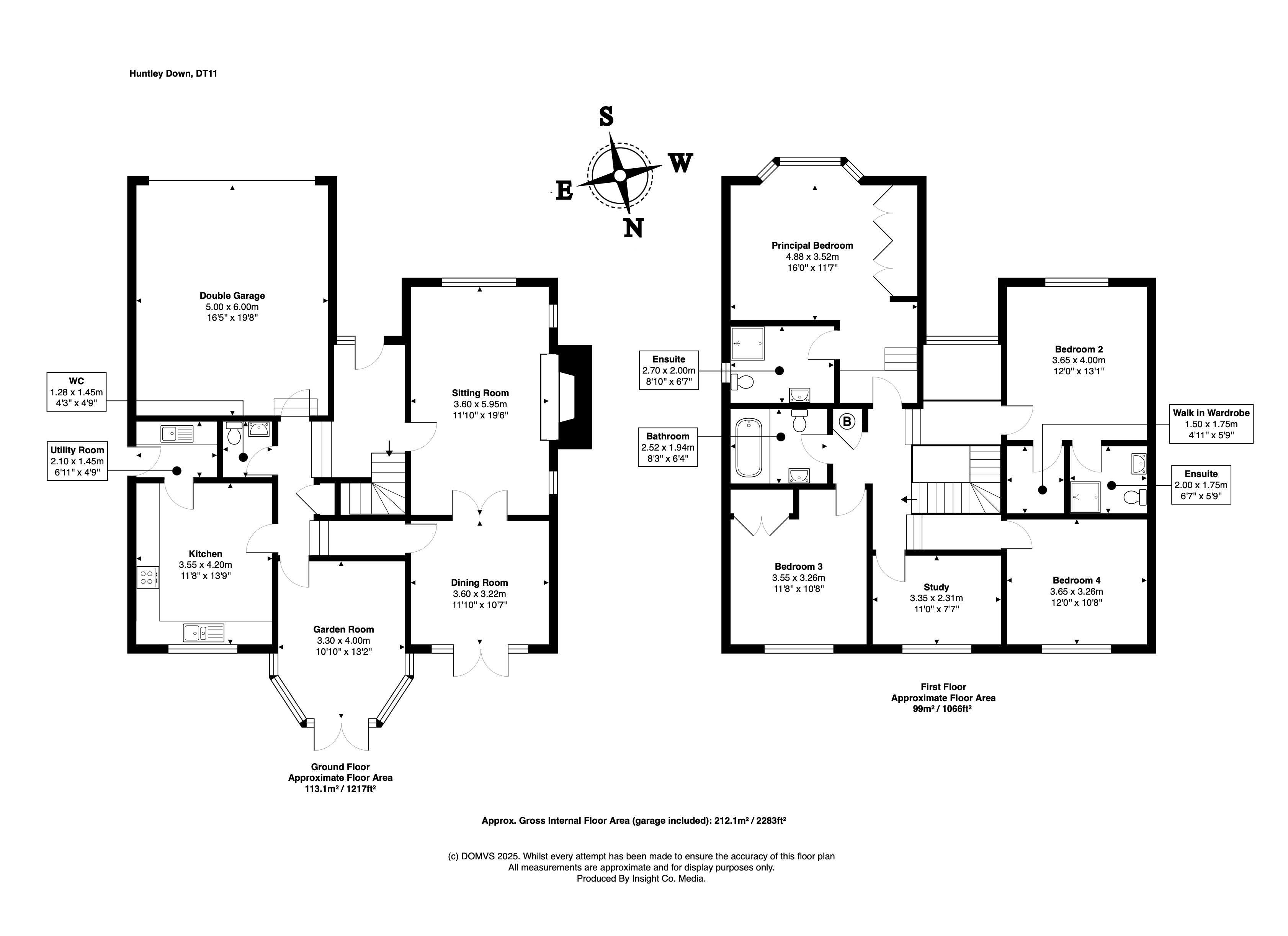 Floorplan for Milborne St Andrew, Dorset