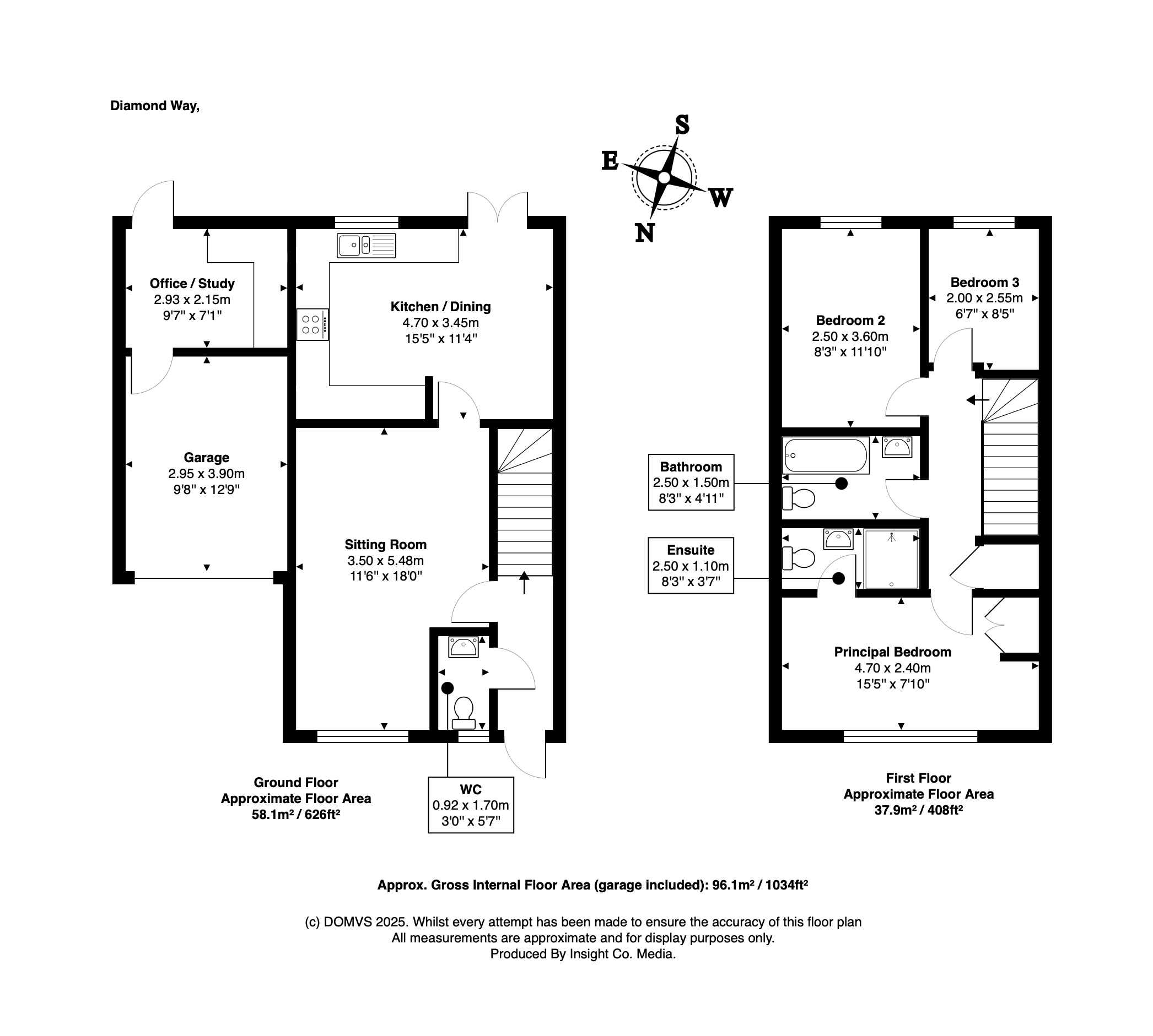 Floorplan for Blandford Forum, Dorset