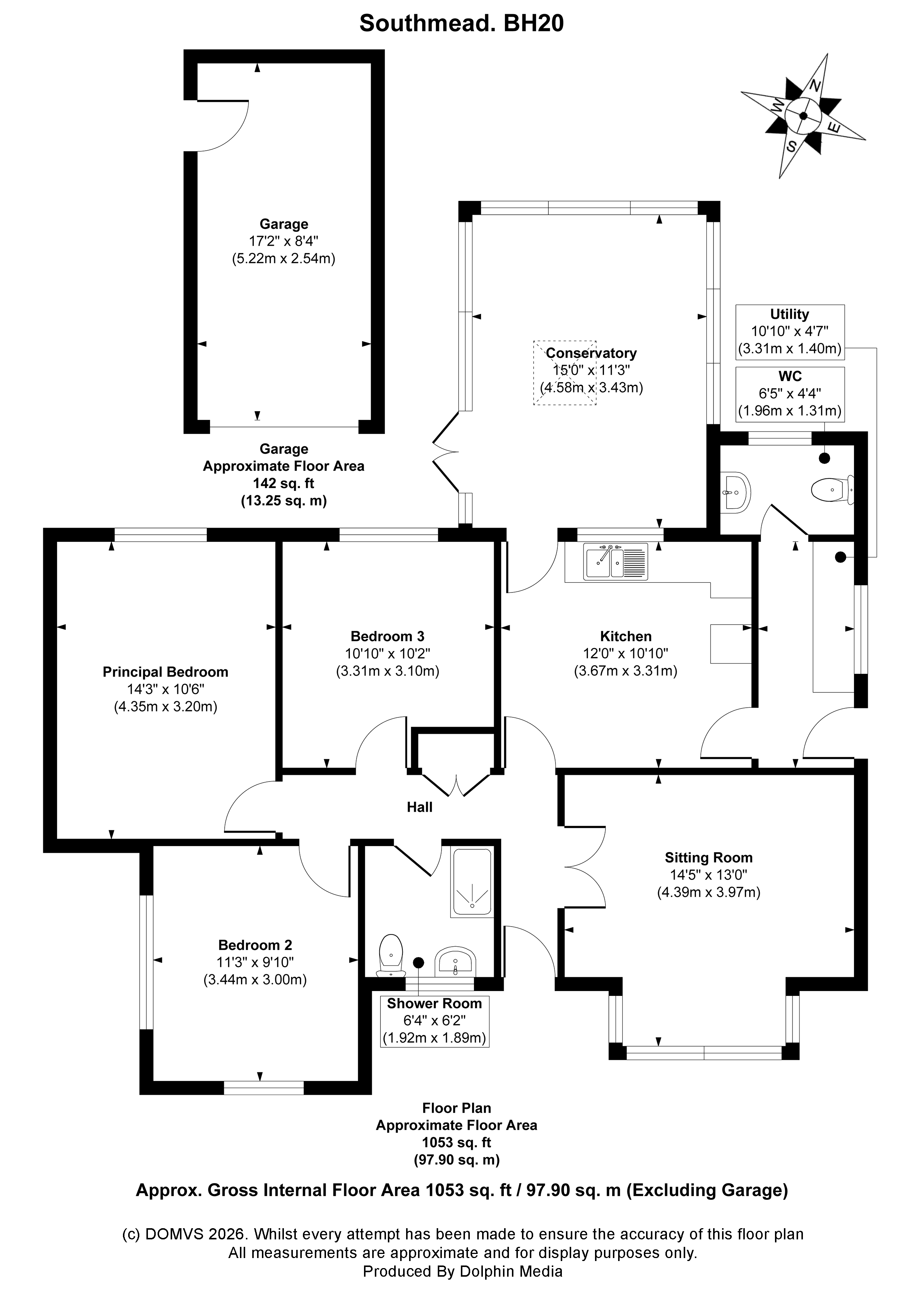 Floorplan for Bere Regis, Dorset