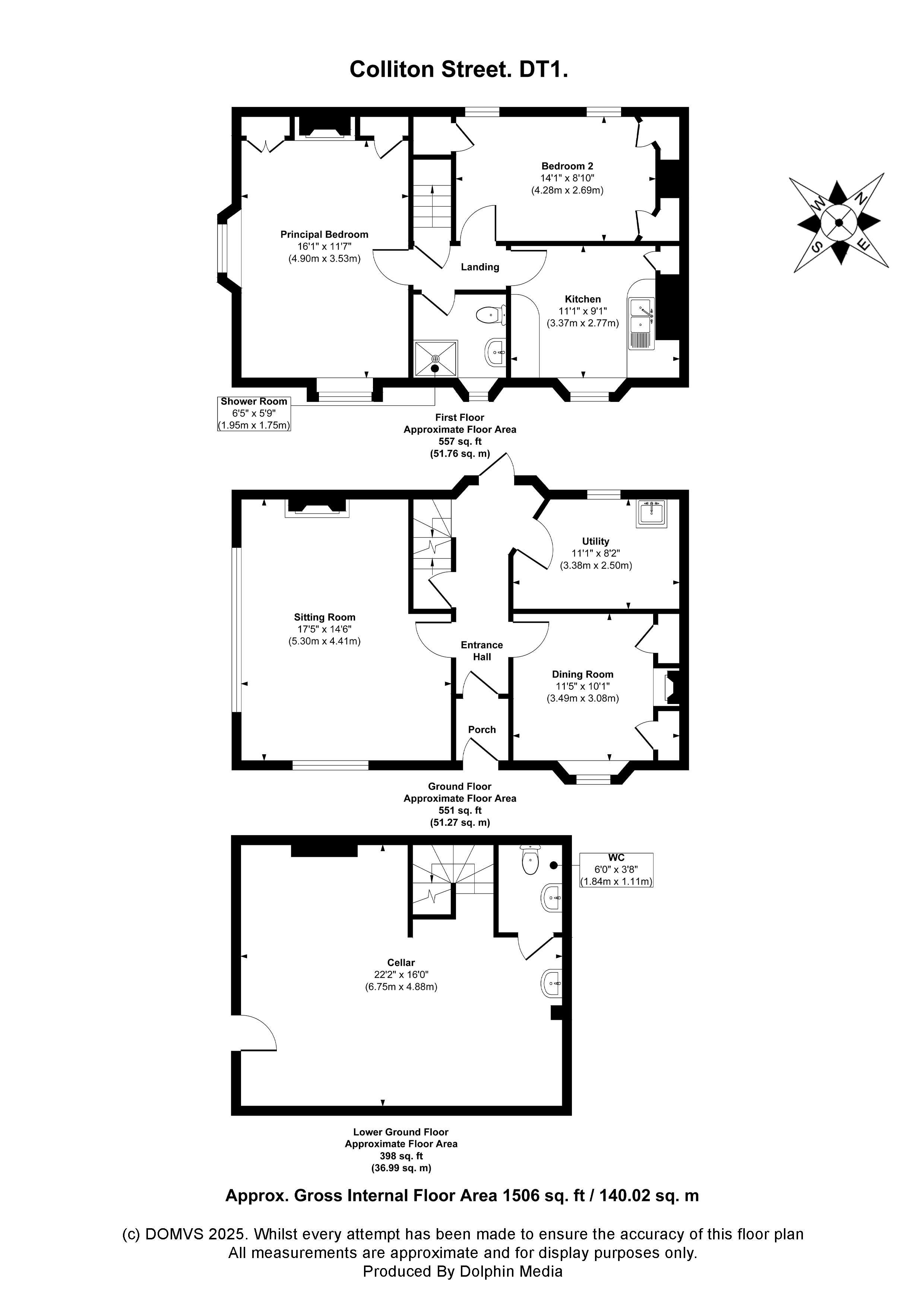 Floorplan for Dorchester, Dorset
