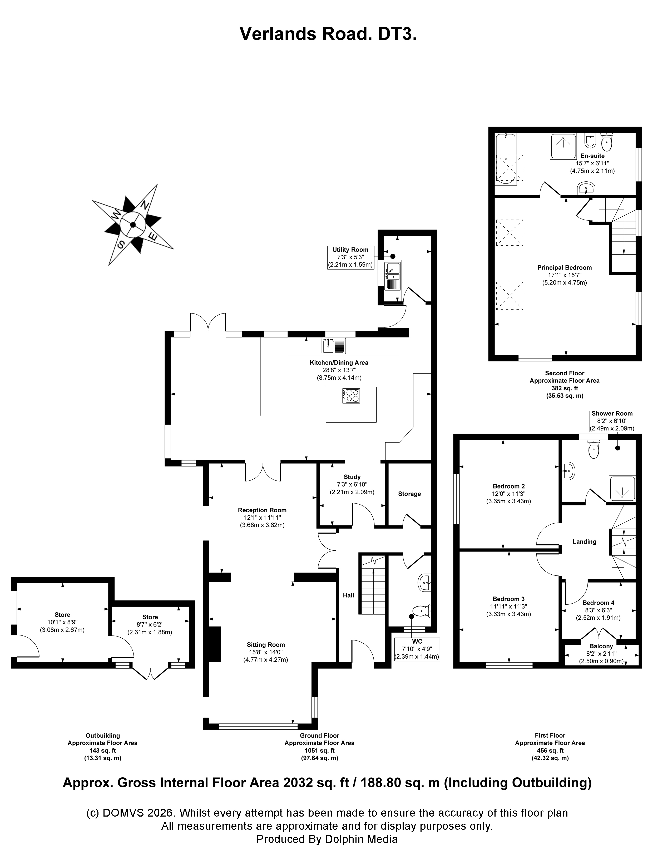 Floorplan for Preston, Weymouth