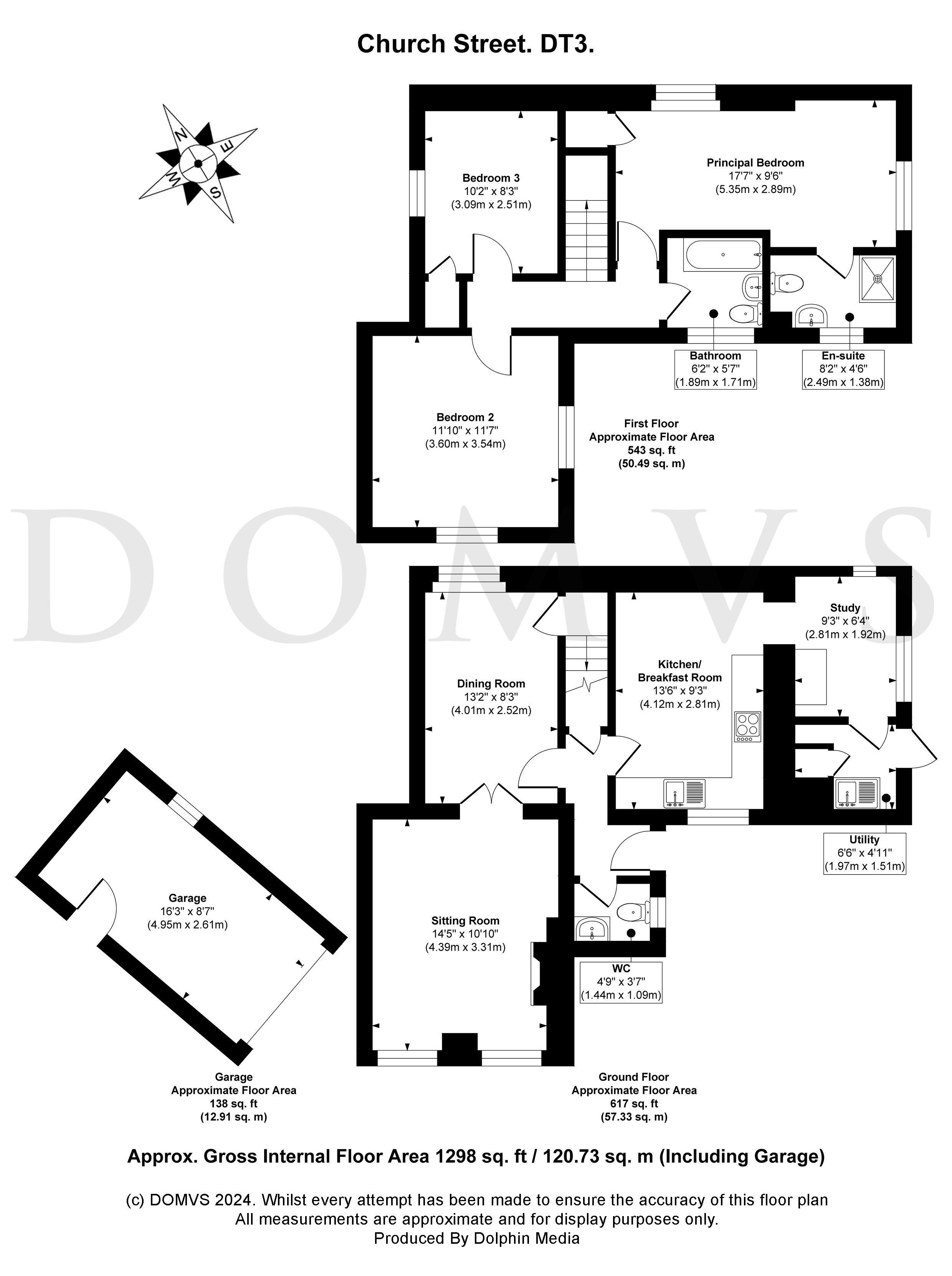 Floorplan for Upwey, Dorset