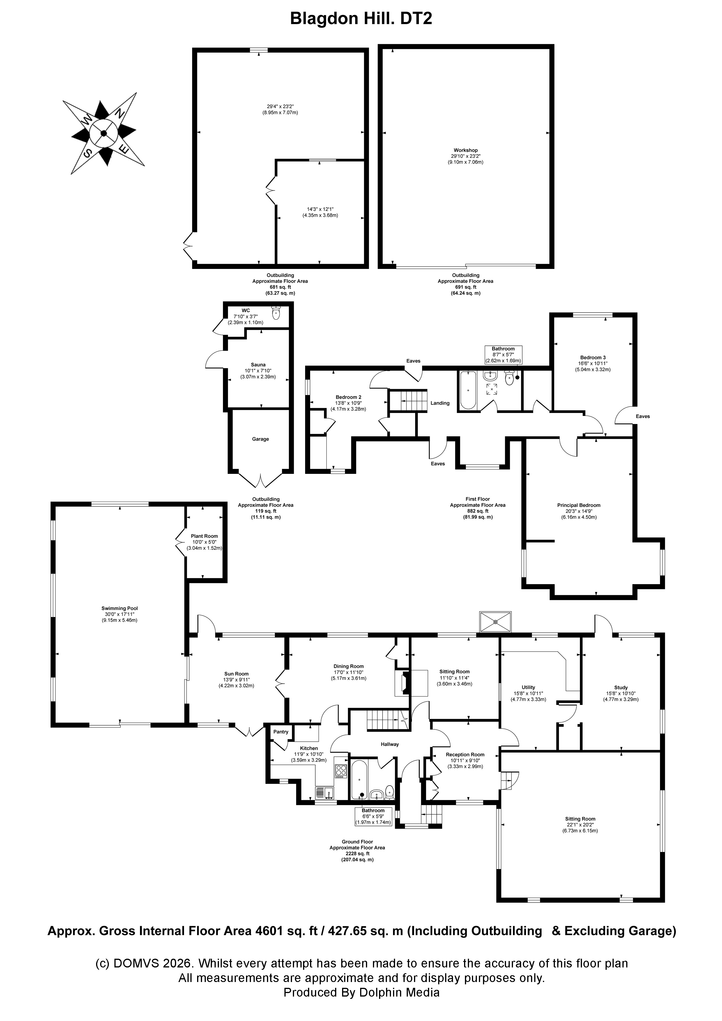 Floorplan for Martinstown, Dorchester, Dorset