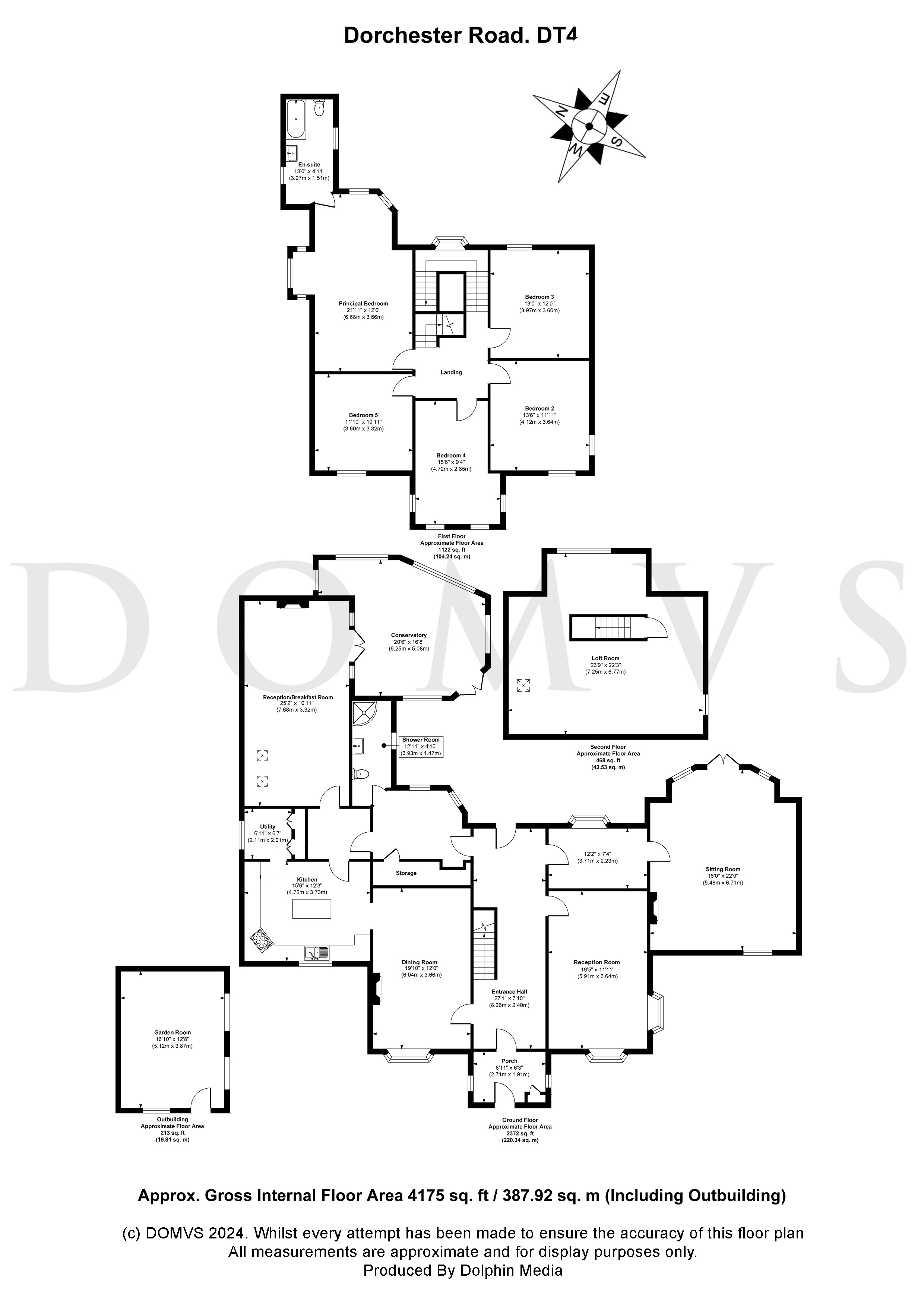 Floorplan for Weymouth, Dorset