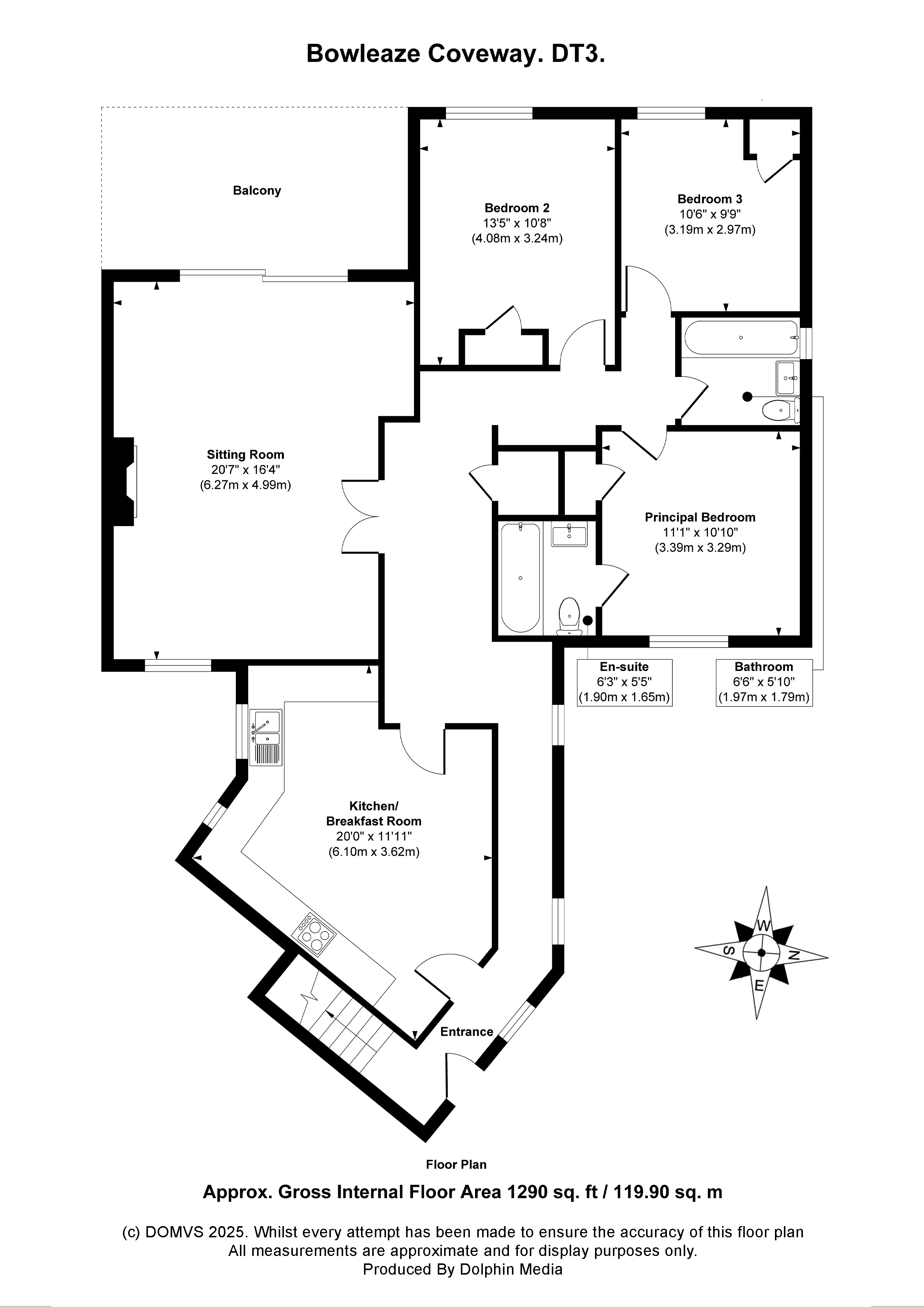 Floorplan for Weymouth, Dorset