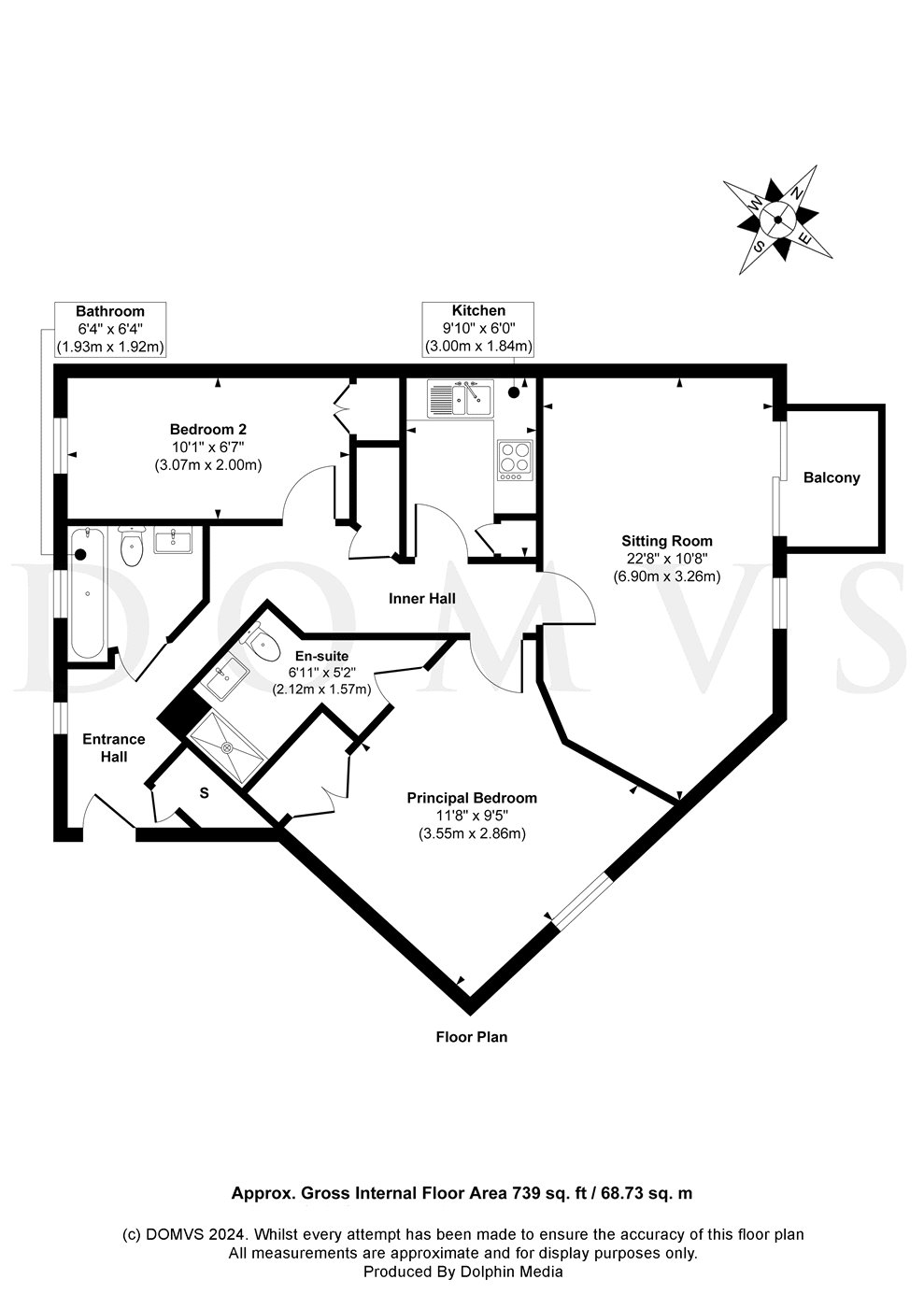 Floorplan for Weymouth, Dorset