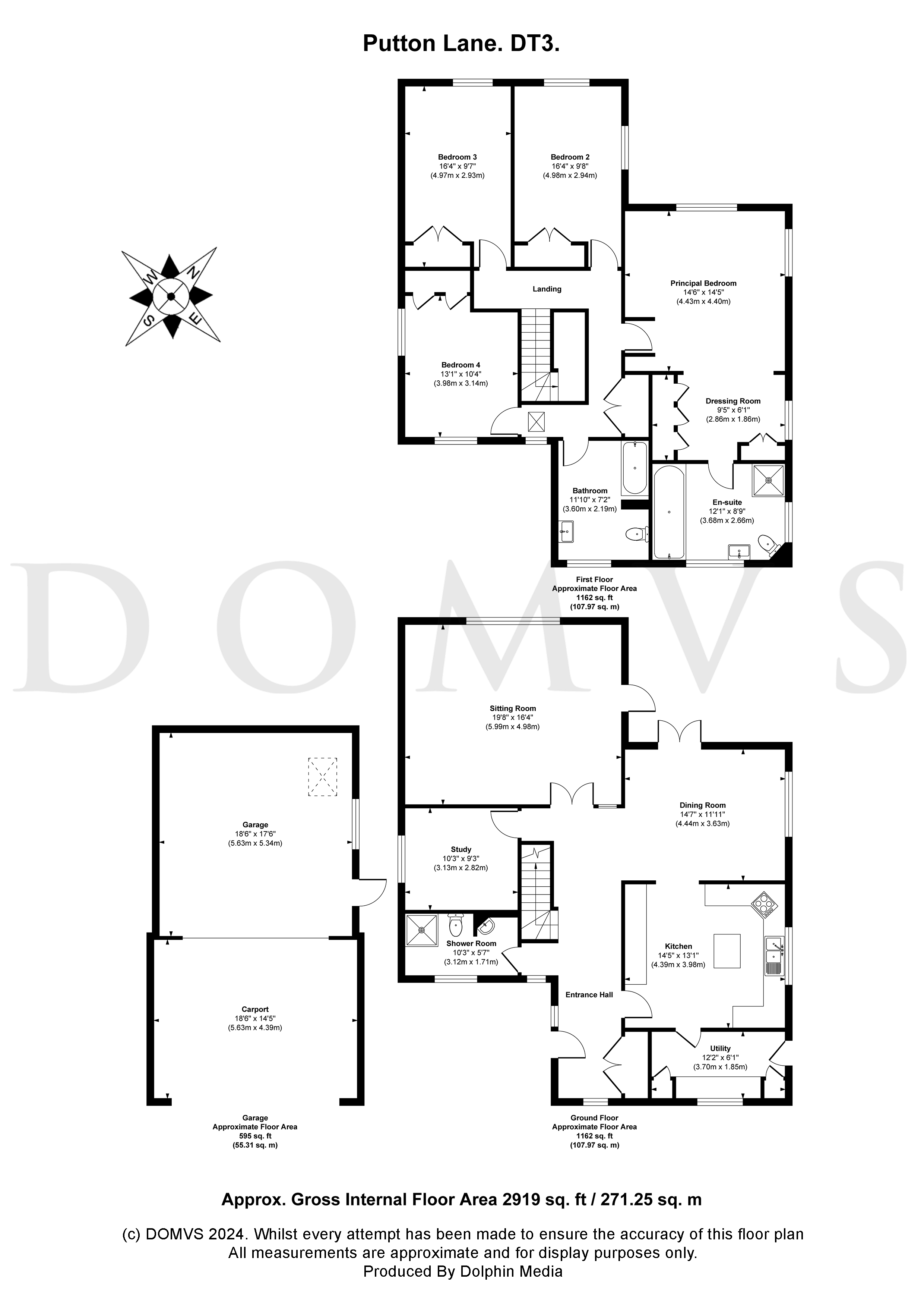 Floorplan for Chickerell, Weymouth, Dorset