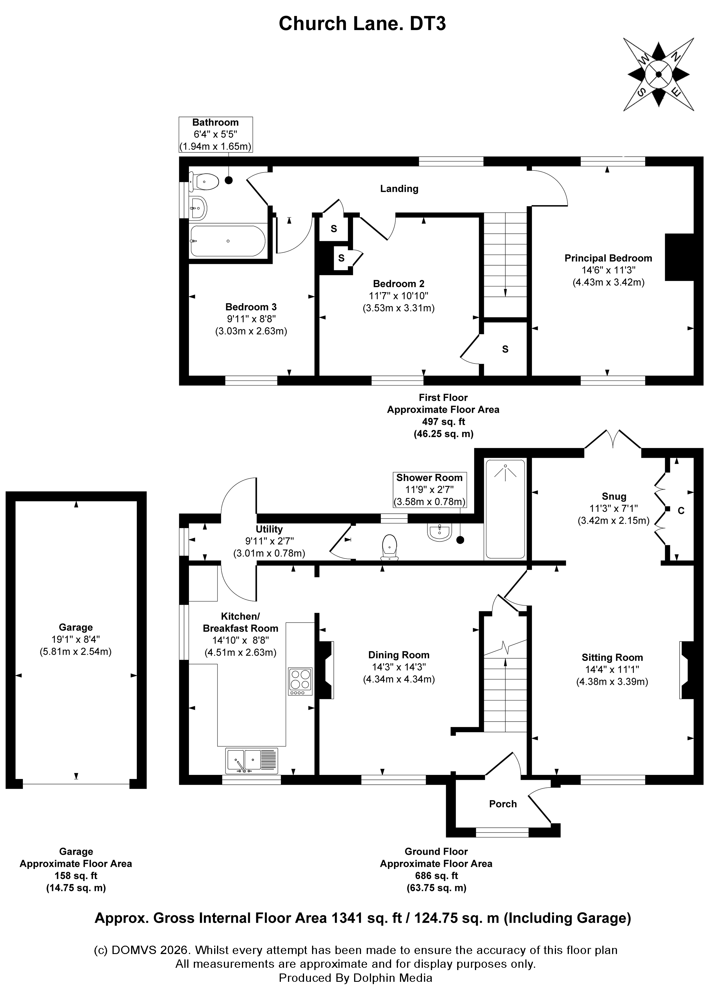 Floorplan for Osmington, Weymouth
