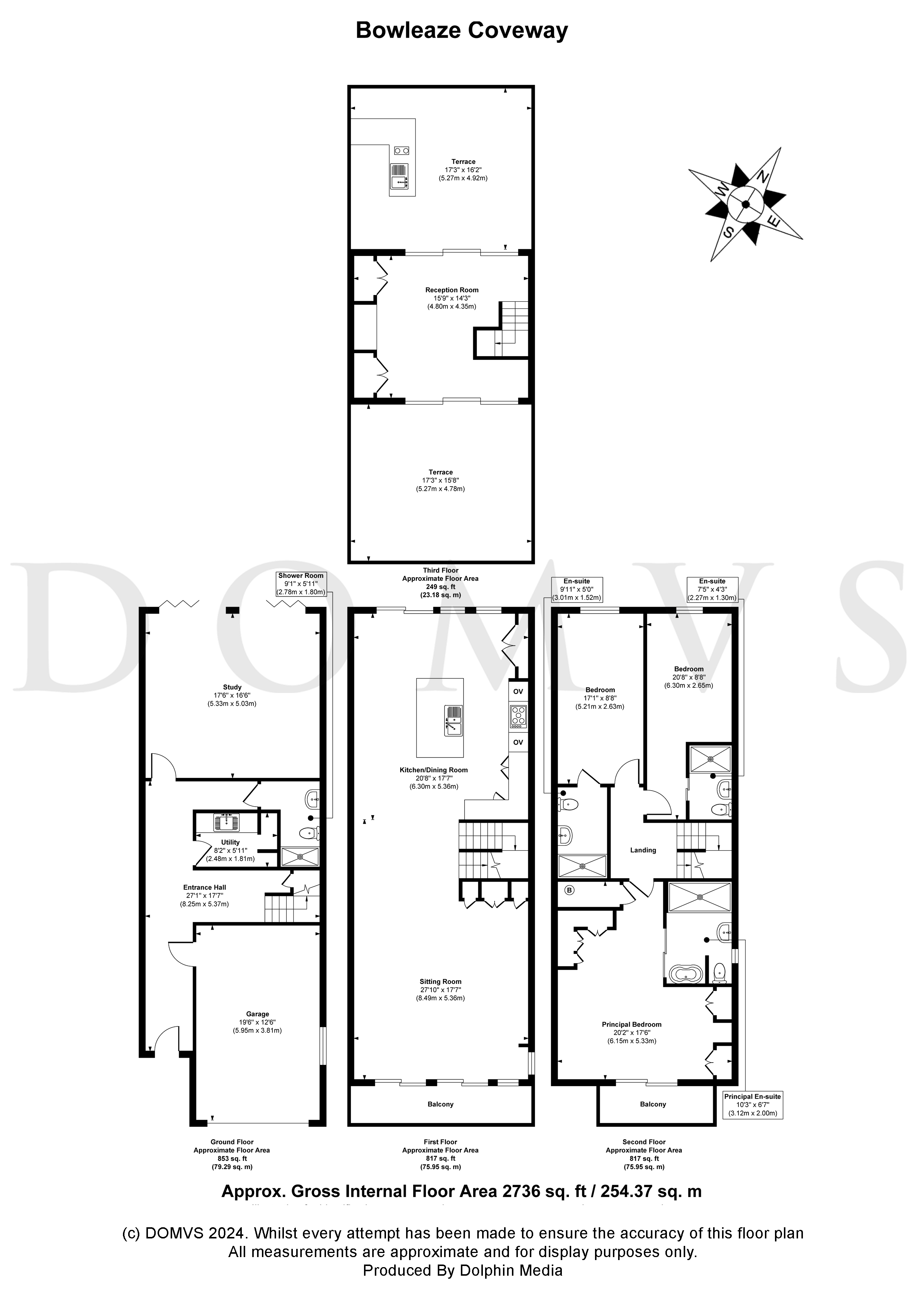 Floorplan for Preston, Weymouth, Dorset
