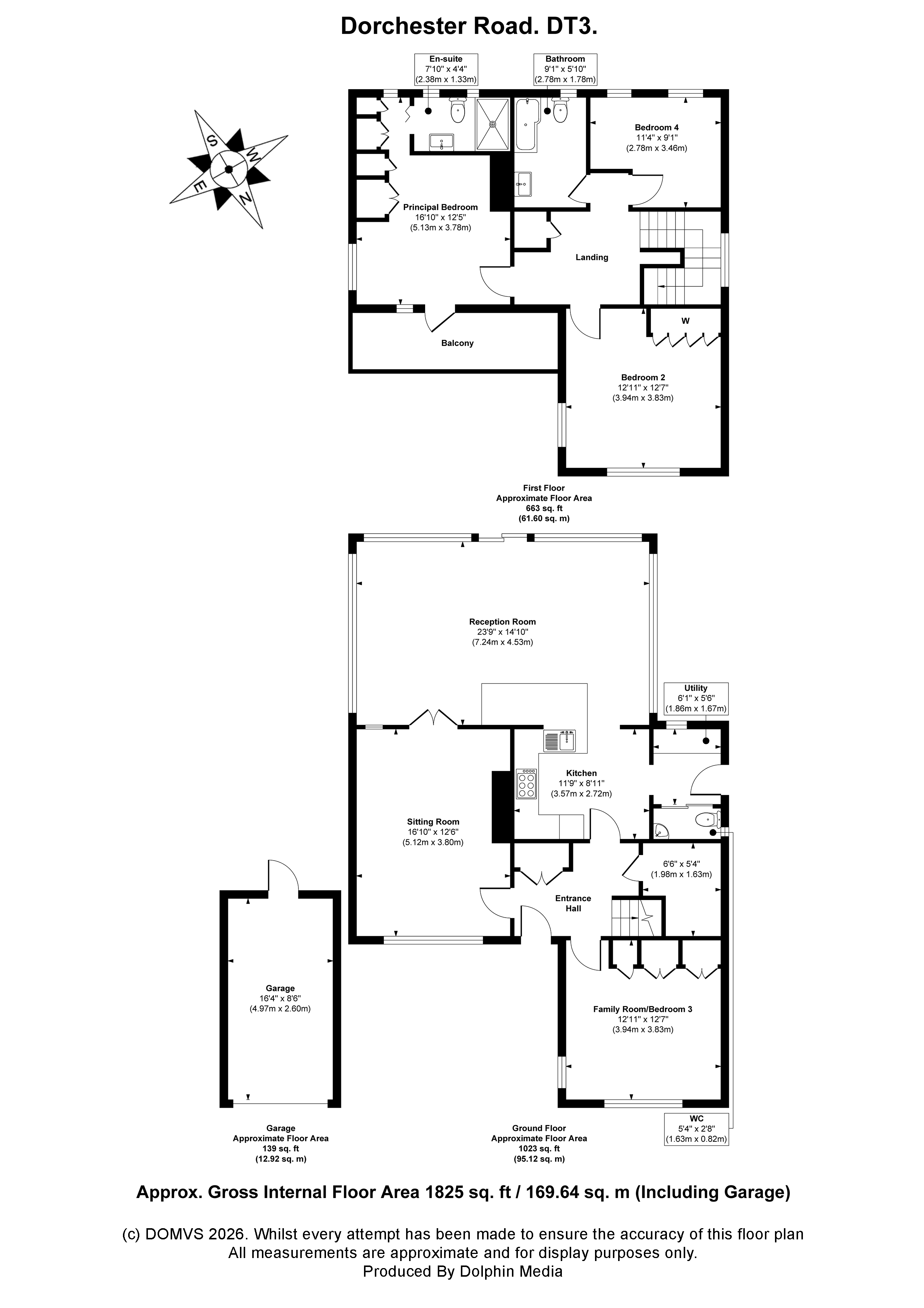 Floorplan for Weymouth, Dorset