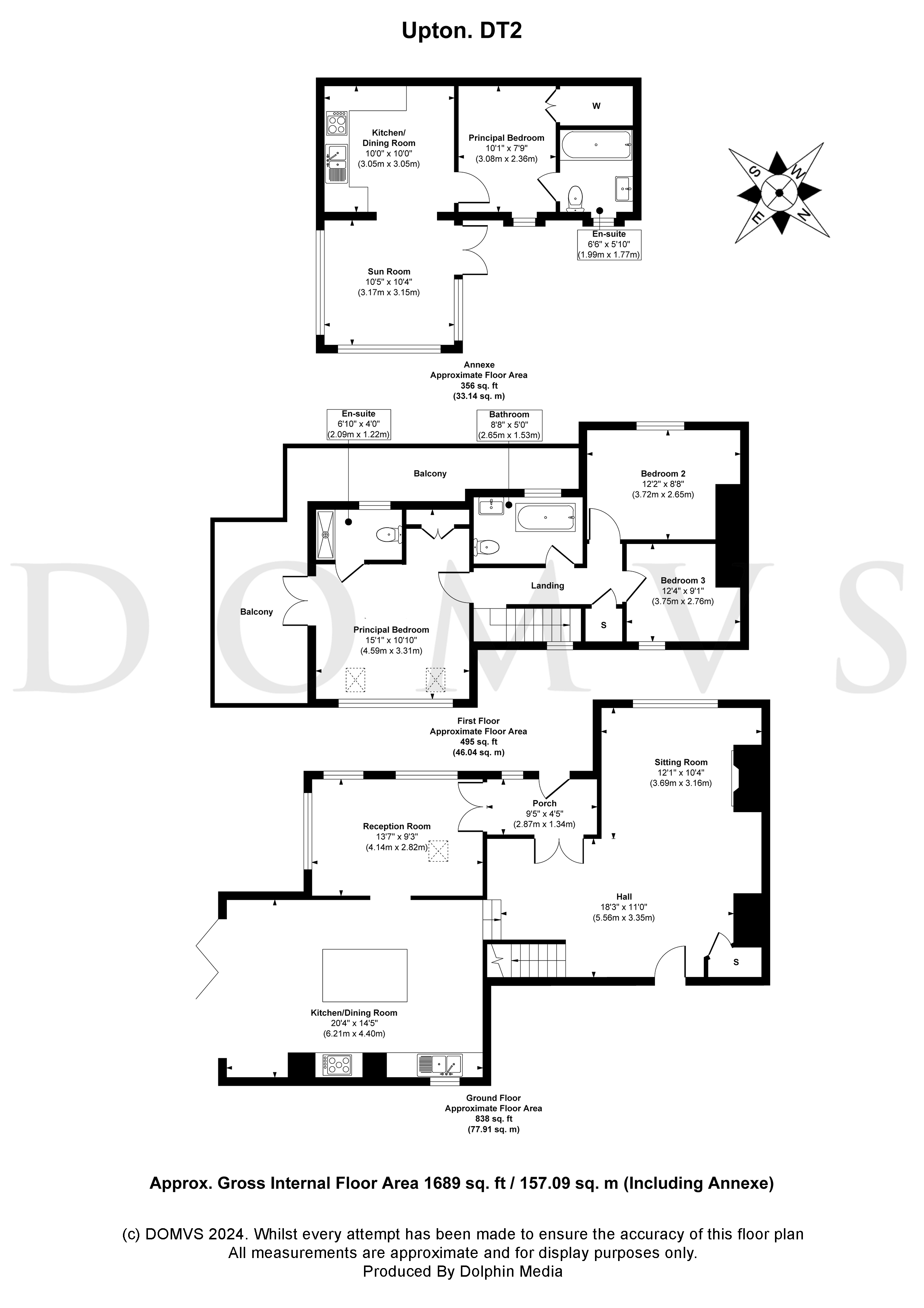 Floorplan for Ringstead Bay, Weymouth, Dorset