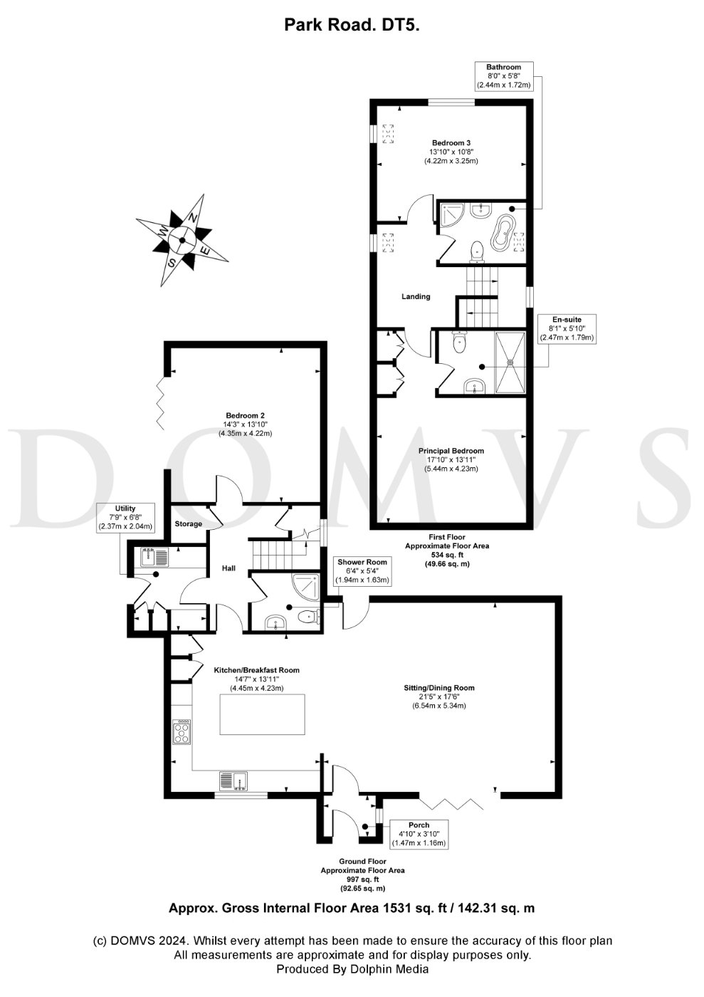 Floorplan for Portland, Dorset