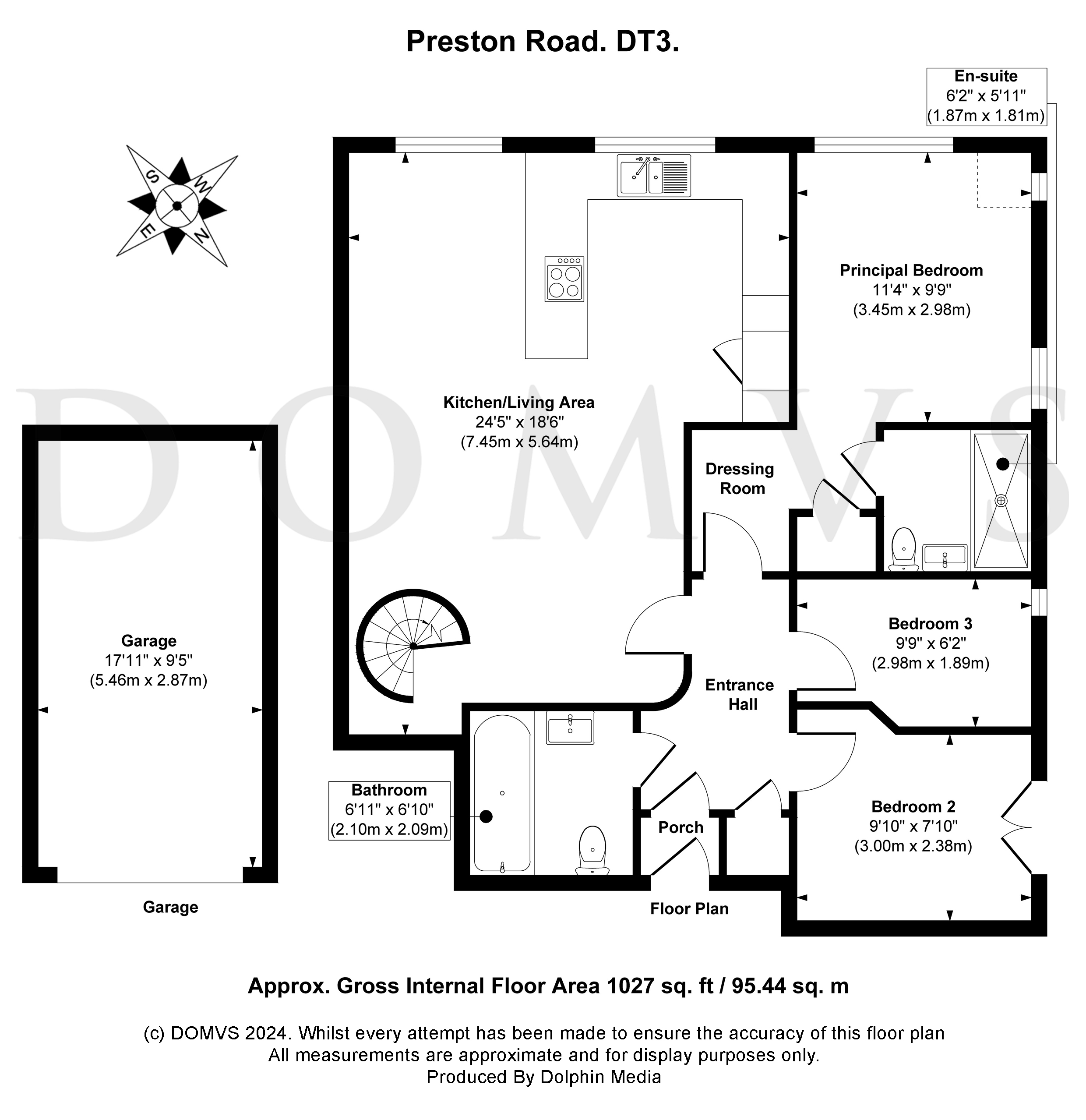 Floorplan for Weymouth, Dorset