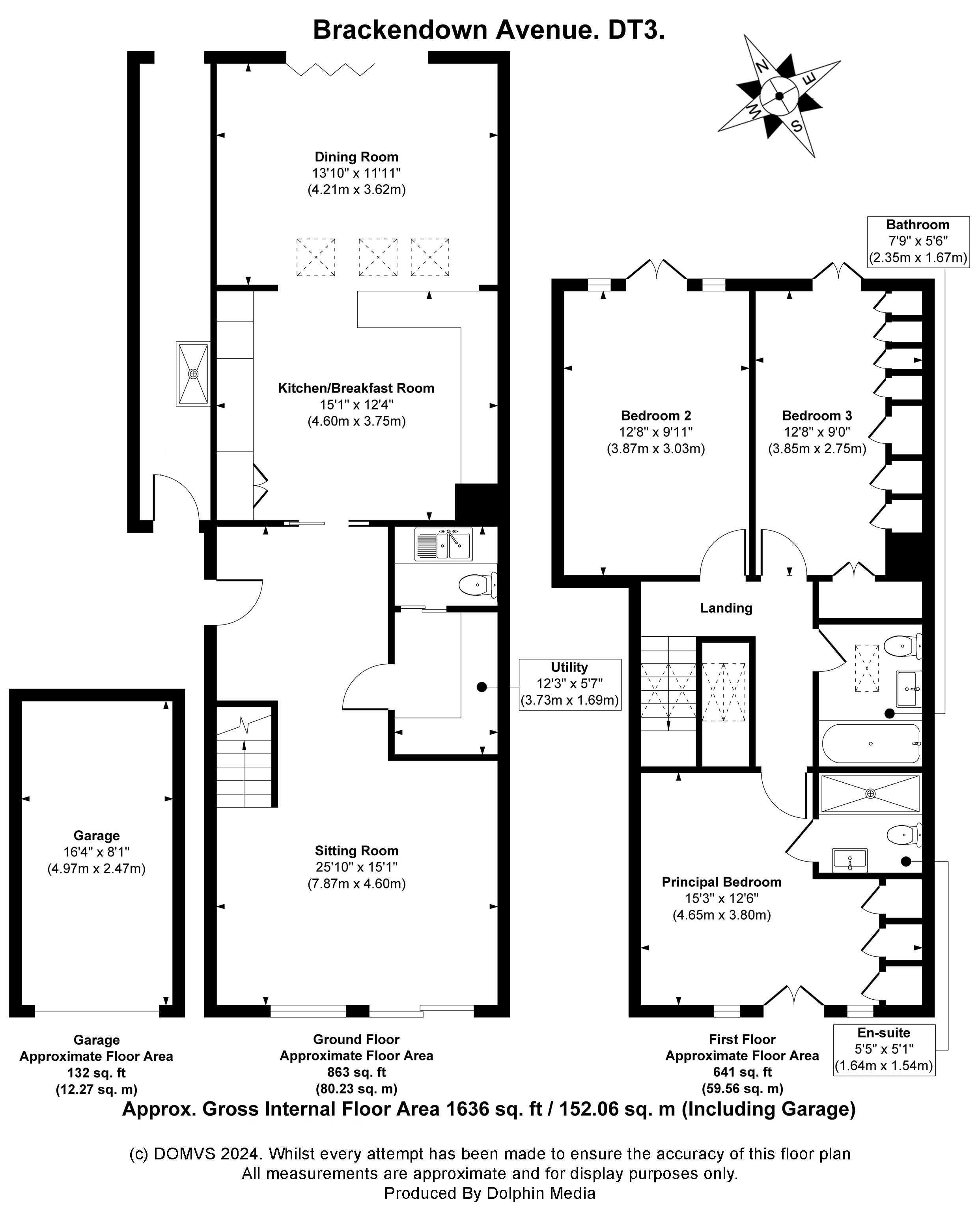 Floorplan for Preston, Weymouth, Dorset