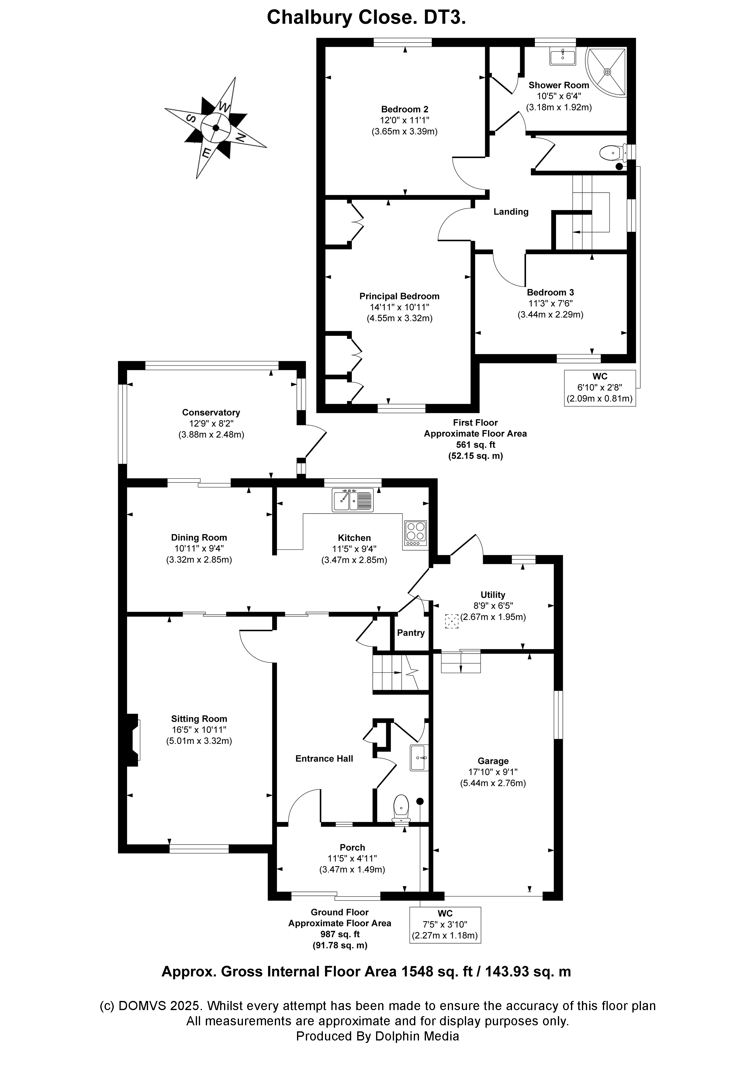 Floorplan for Weymouth, Dorset