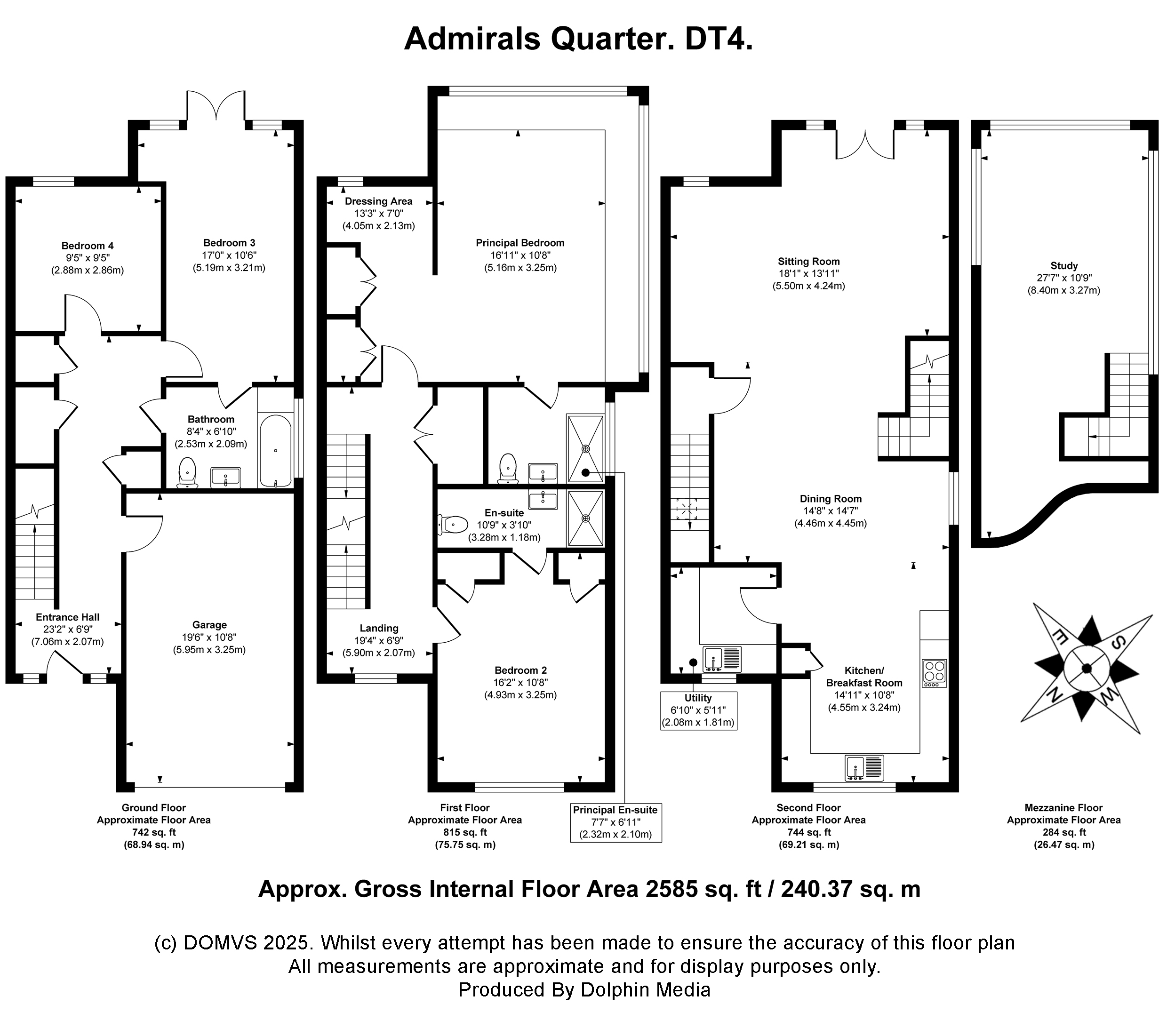 Floorplan for Weymouth, Dorset