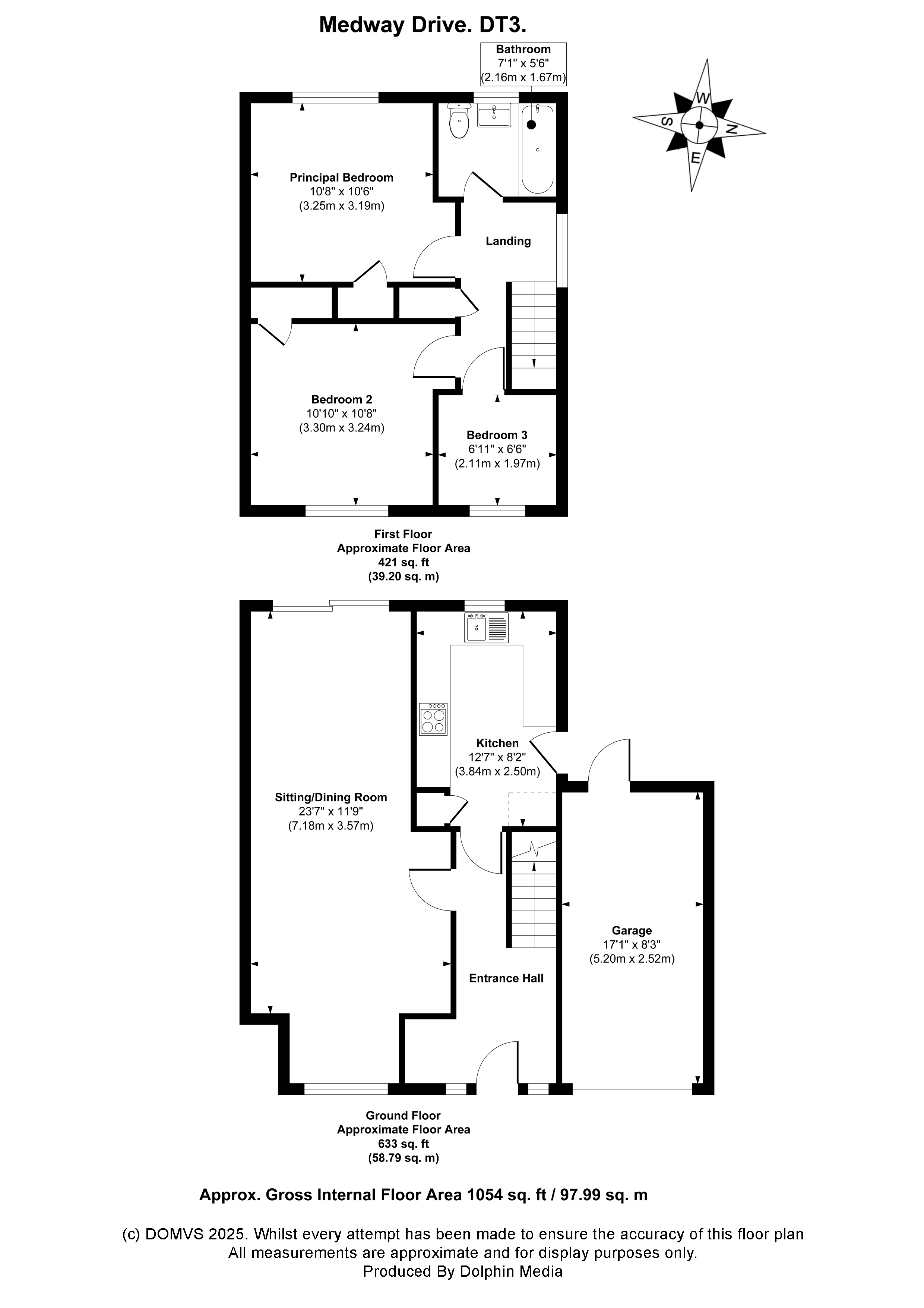Floorplan for Weymouth, Dorset
