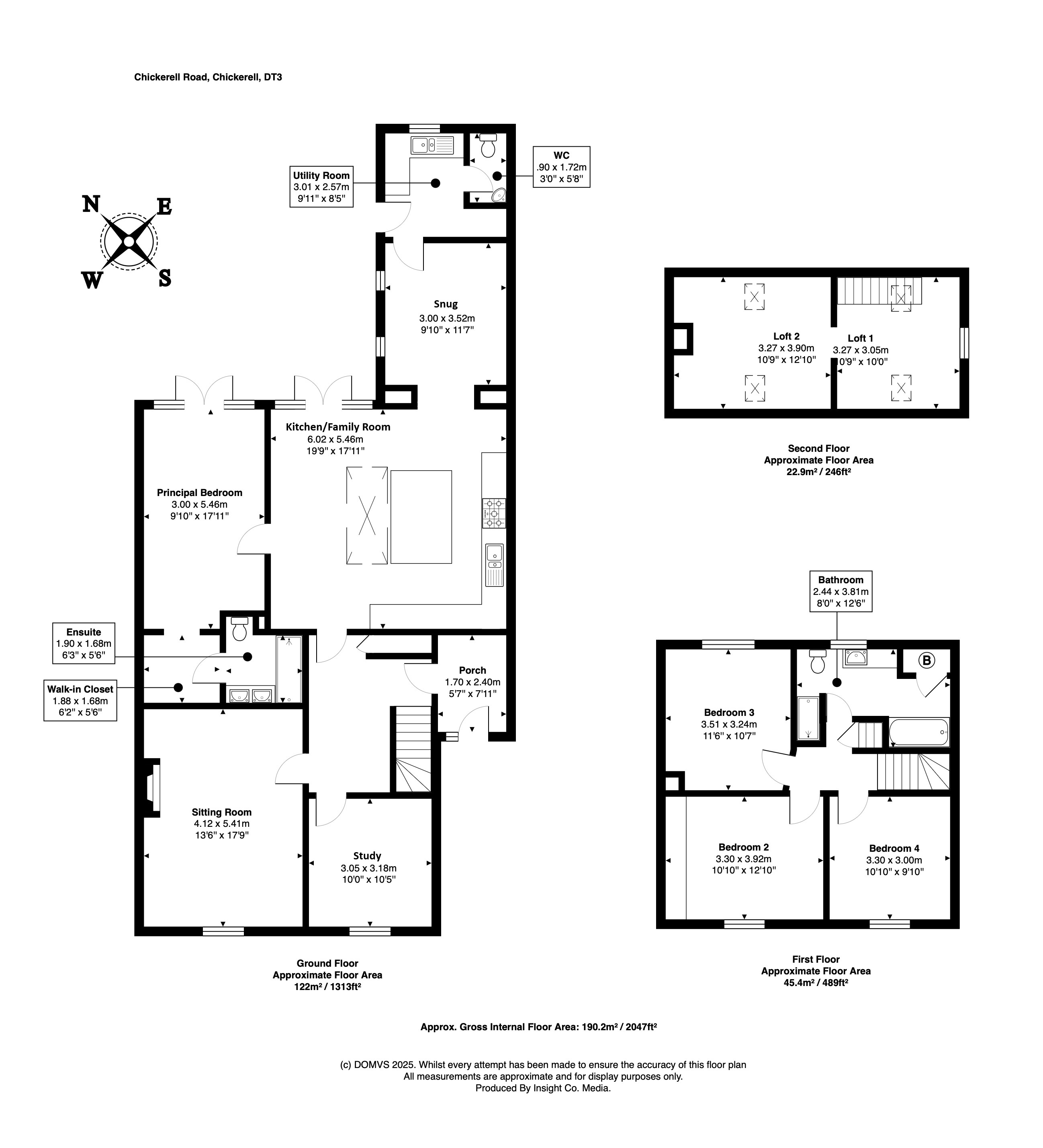 Floorplan for Weymouth, Dorset