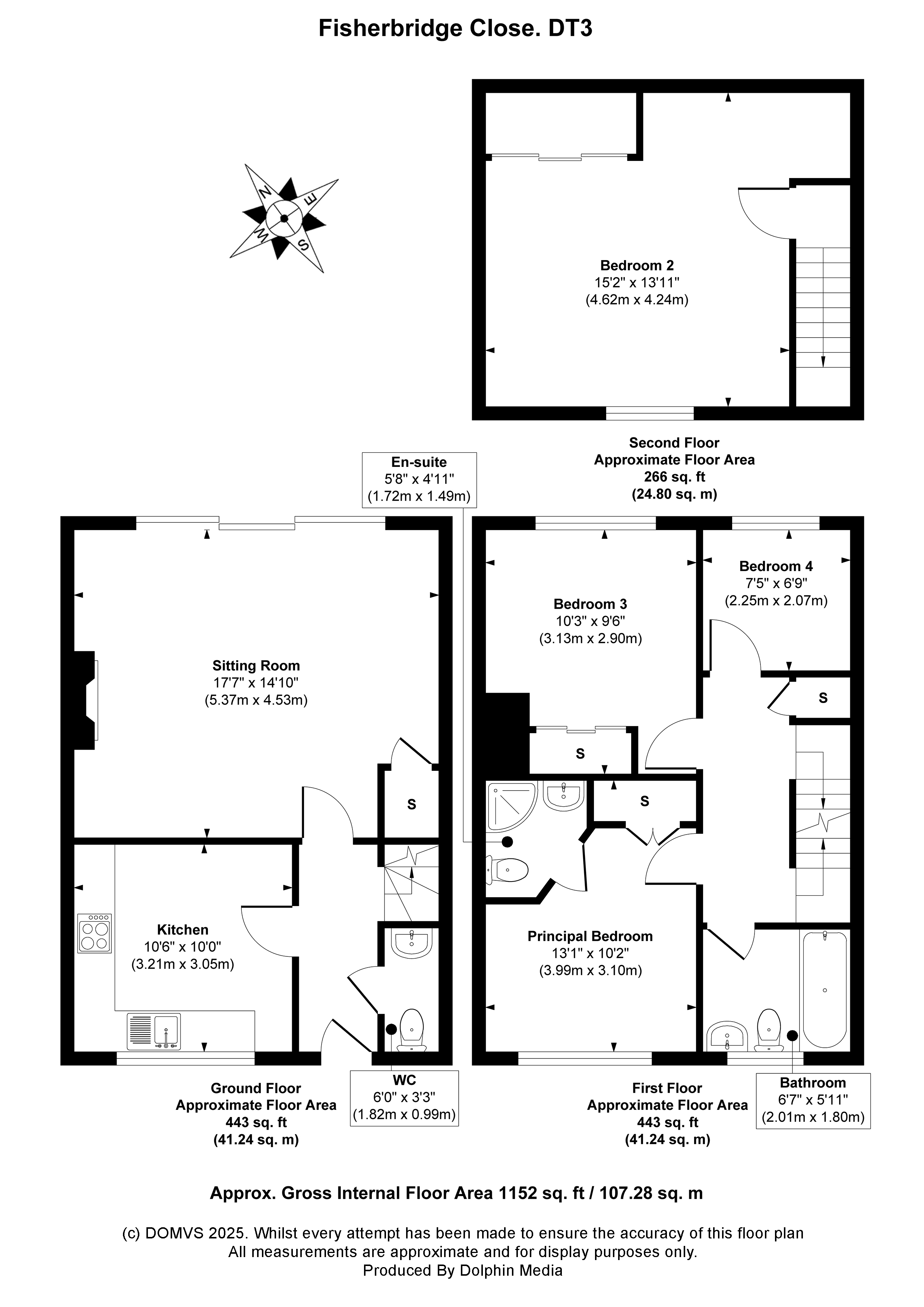 Floorplan for Preston, Dorset