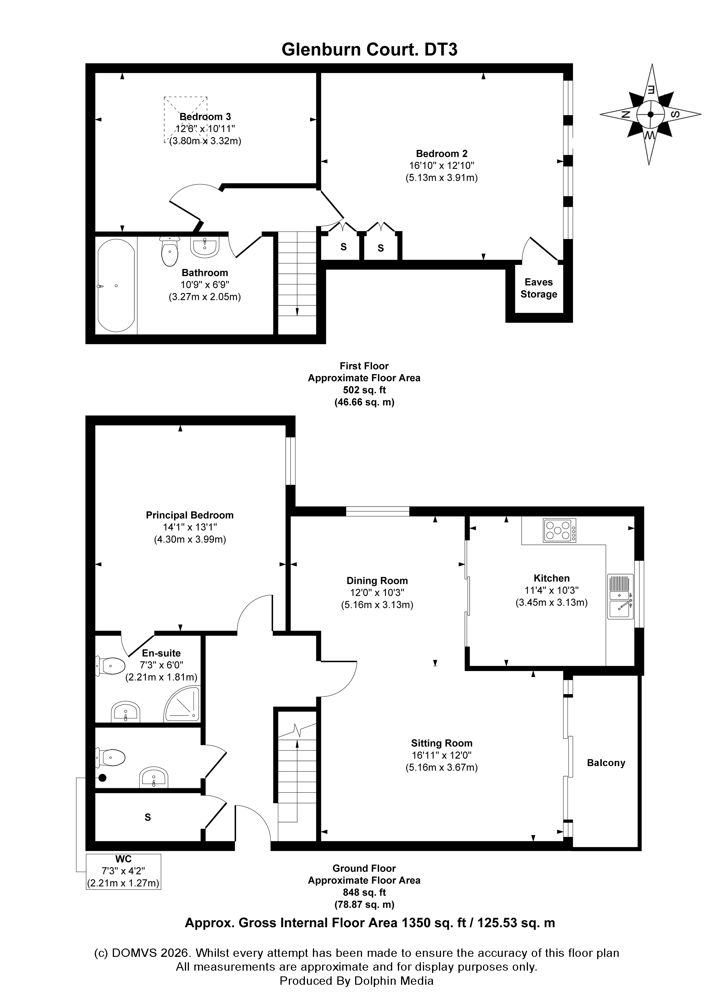 Floorplan for Preston Road, Weymouth, Dorset