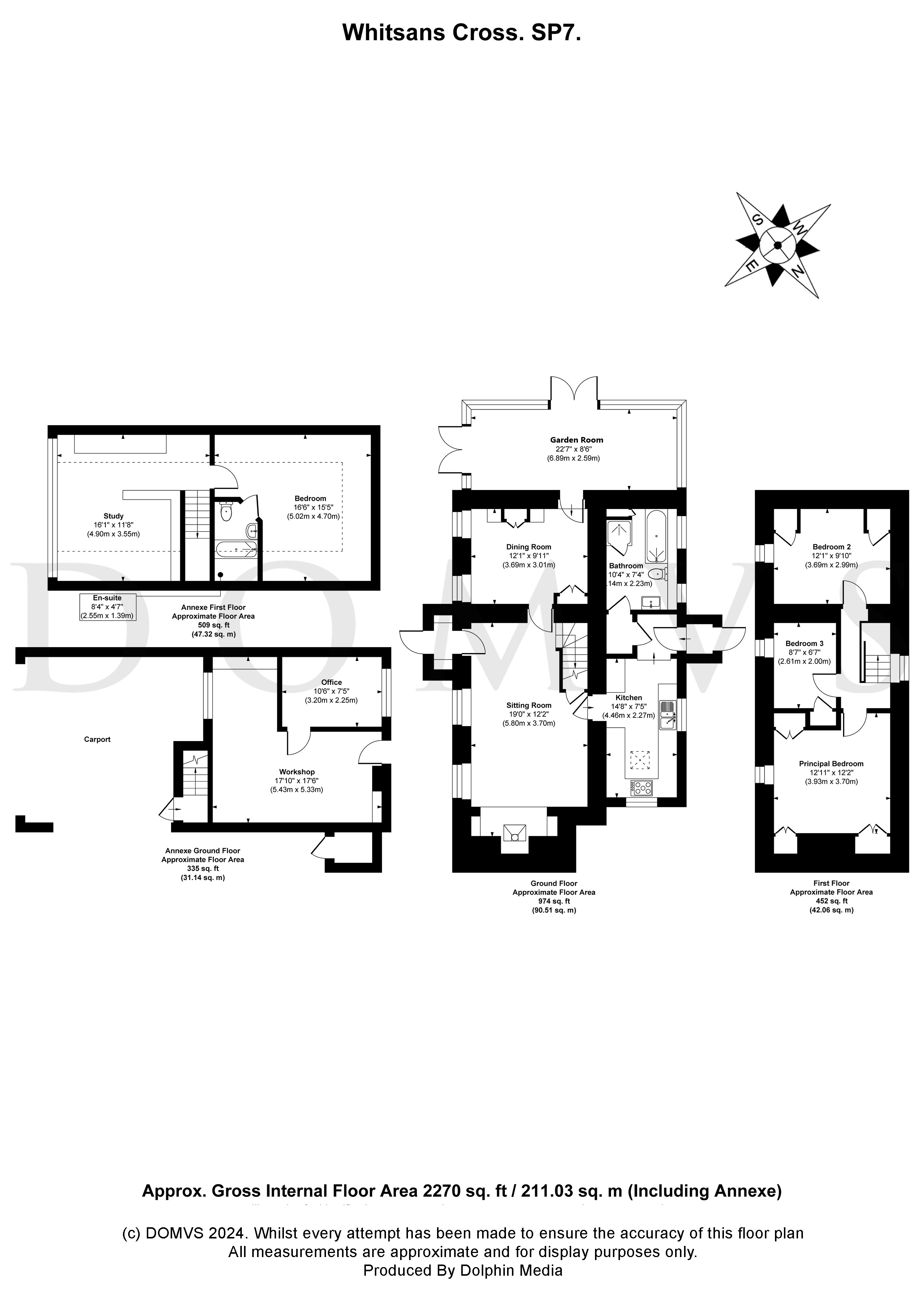 Floorplan for Donhead St Andrew, Shaftesbury, Dorset