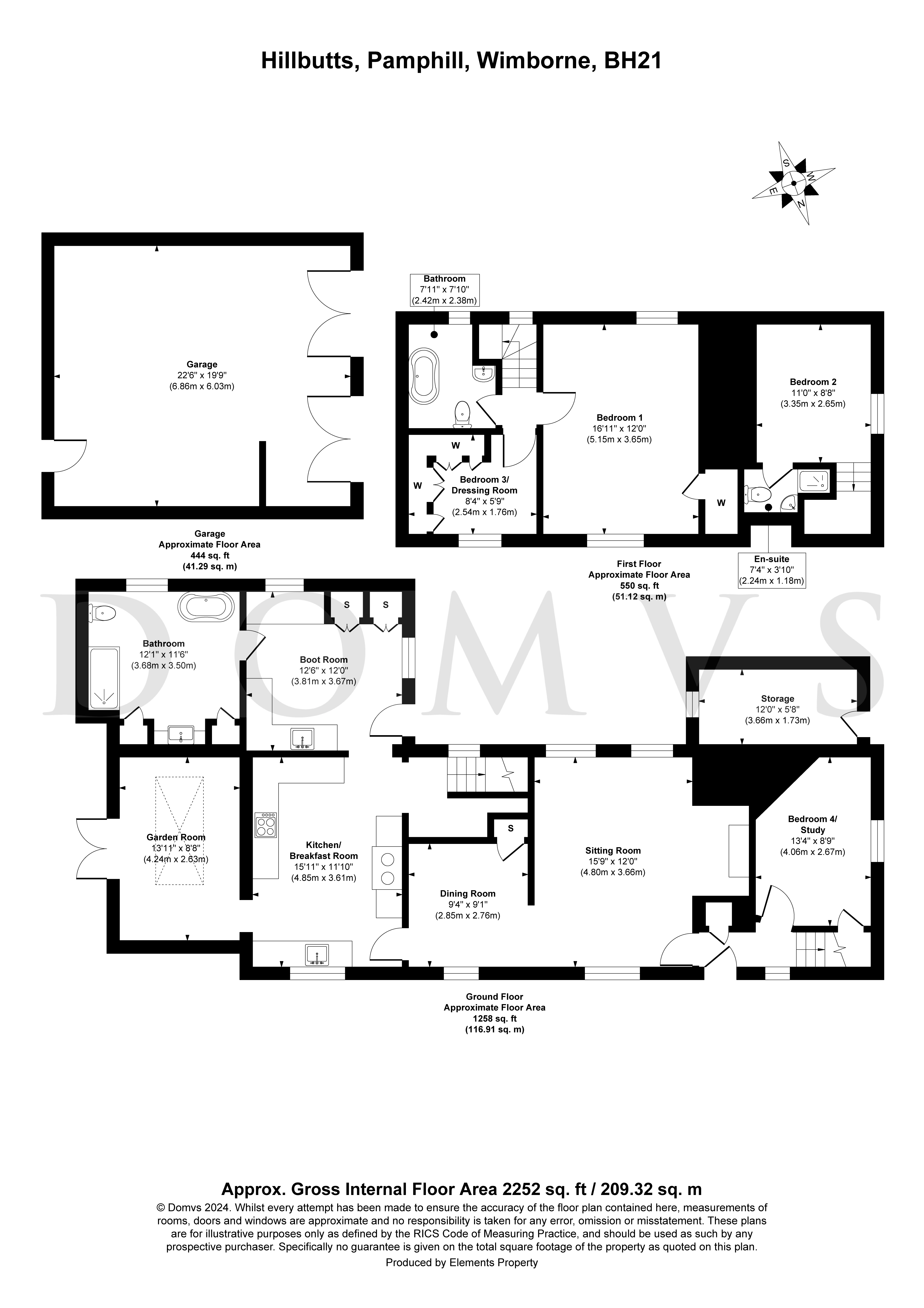 Floorplan for Wimborne, Dorset