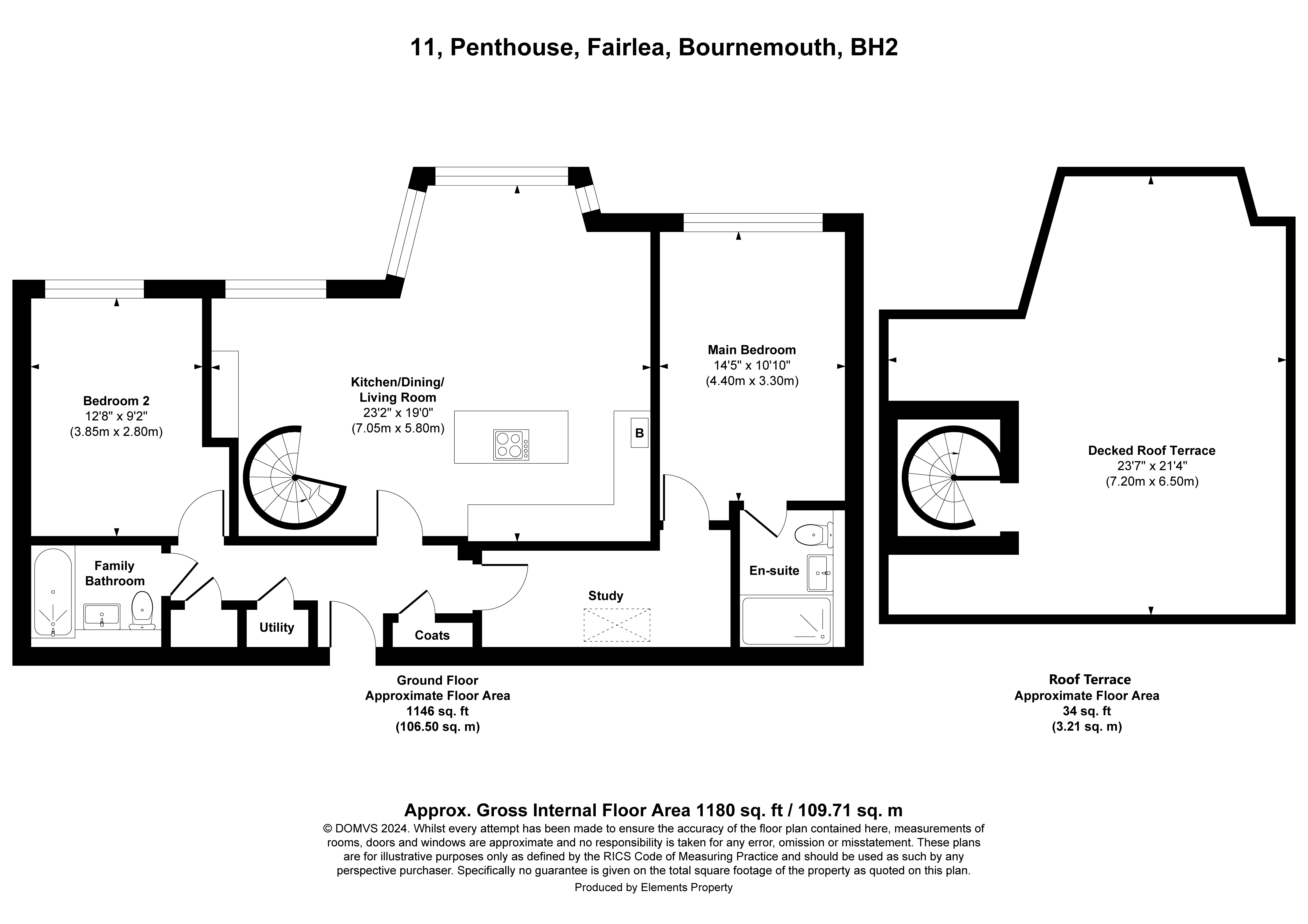 Floorplan for Bournemouth, Dorset
