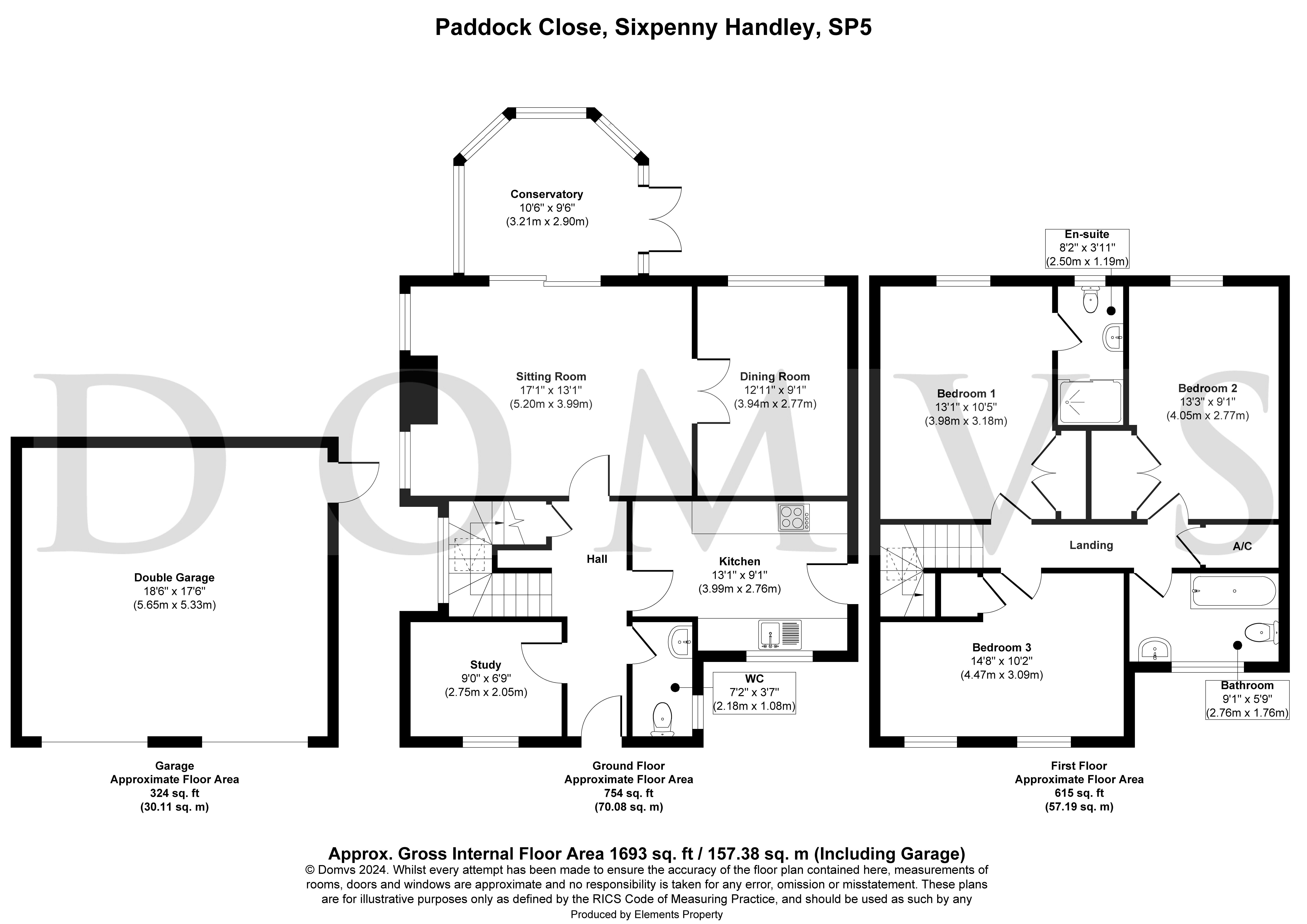 Floorplan for Sixpenny Handley, Salisbury, Dorset