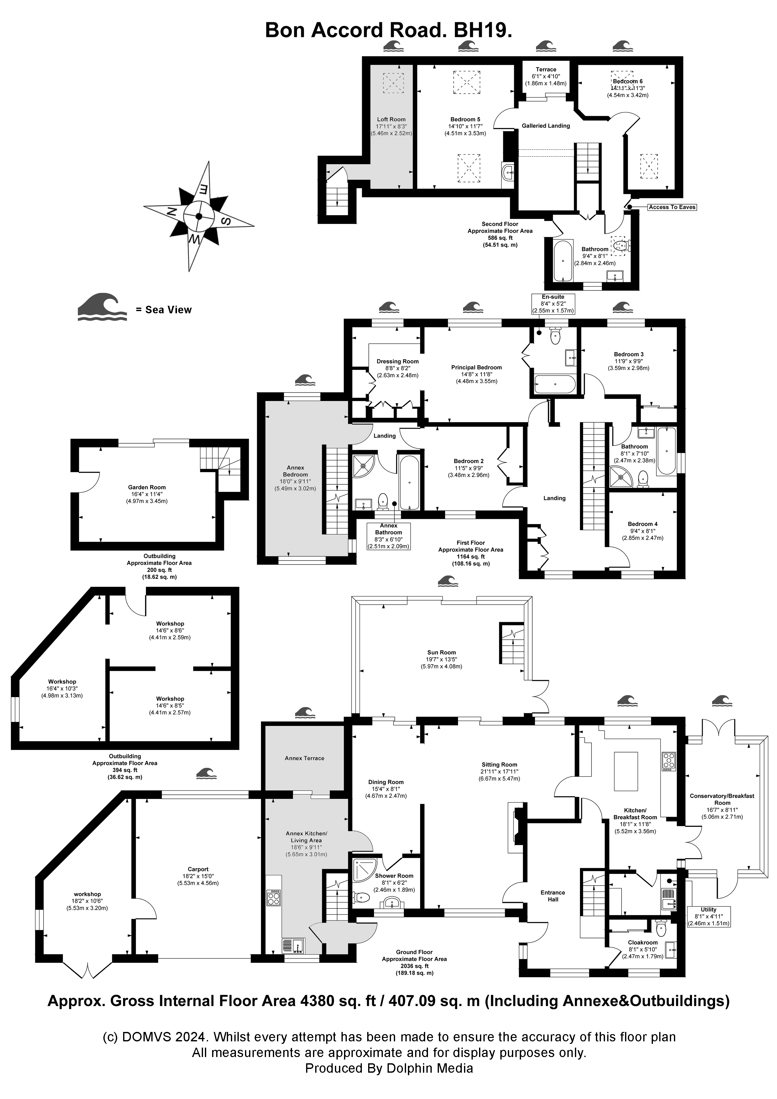 Floorplan for Swanage, Dorset