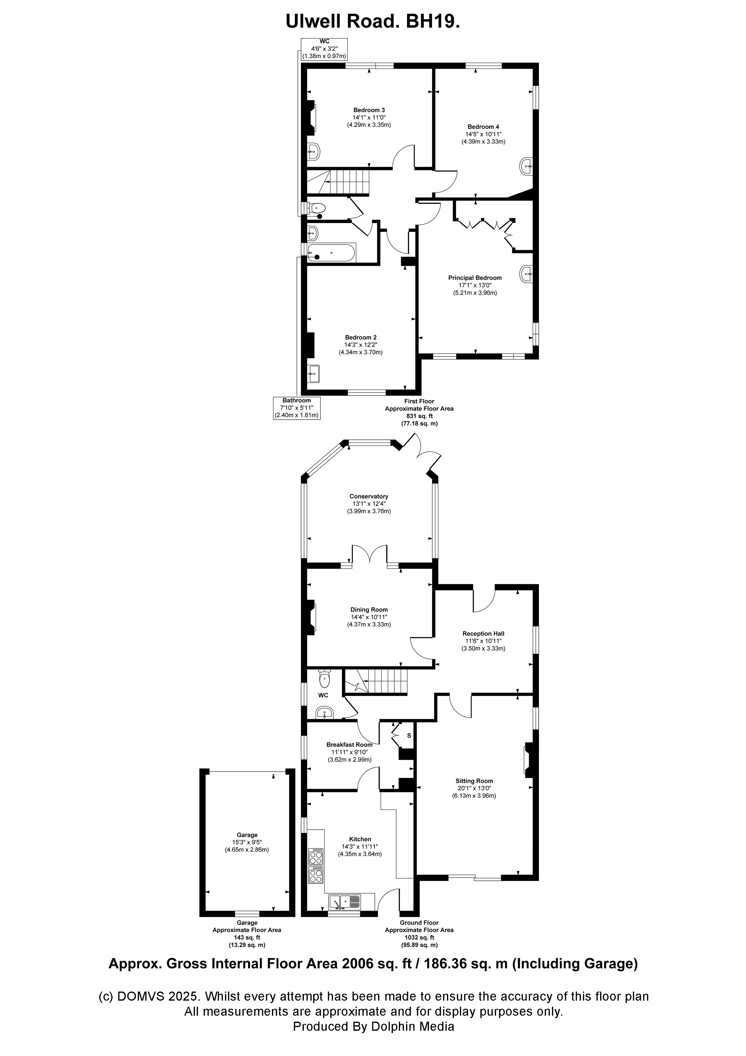 Floorplan for Swanage, Dorset