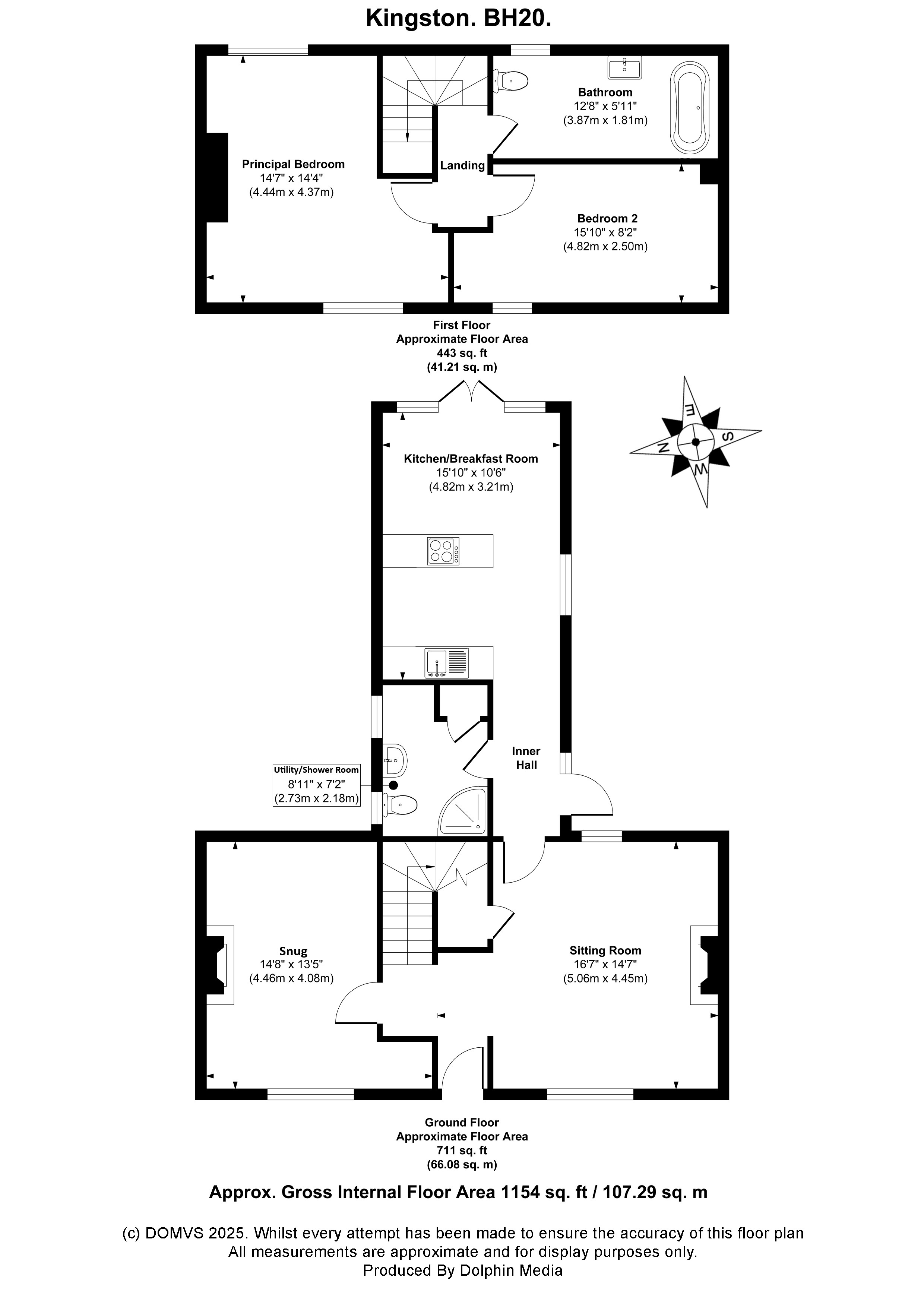 Floorplan for Kingston, Wareham, Dorset