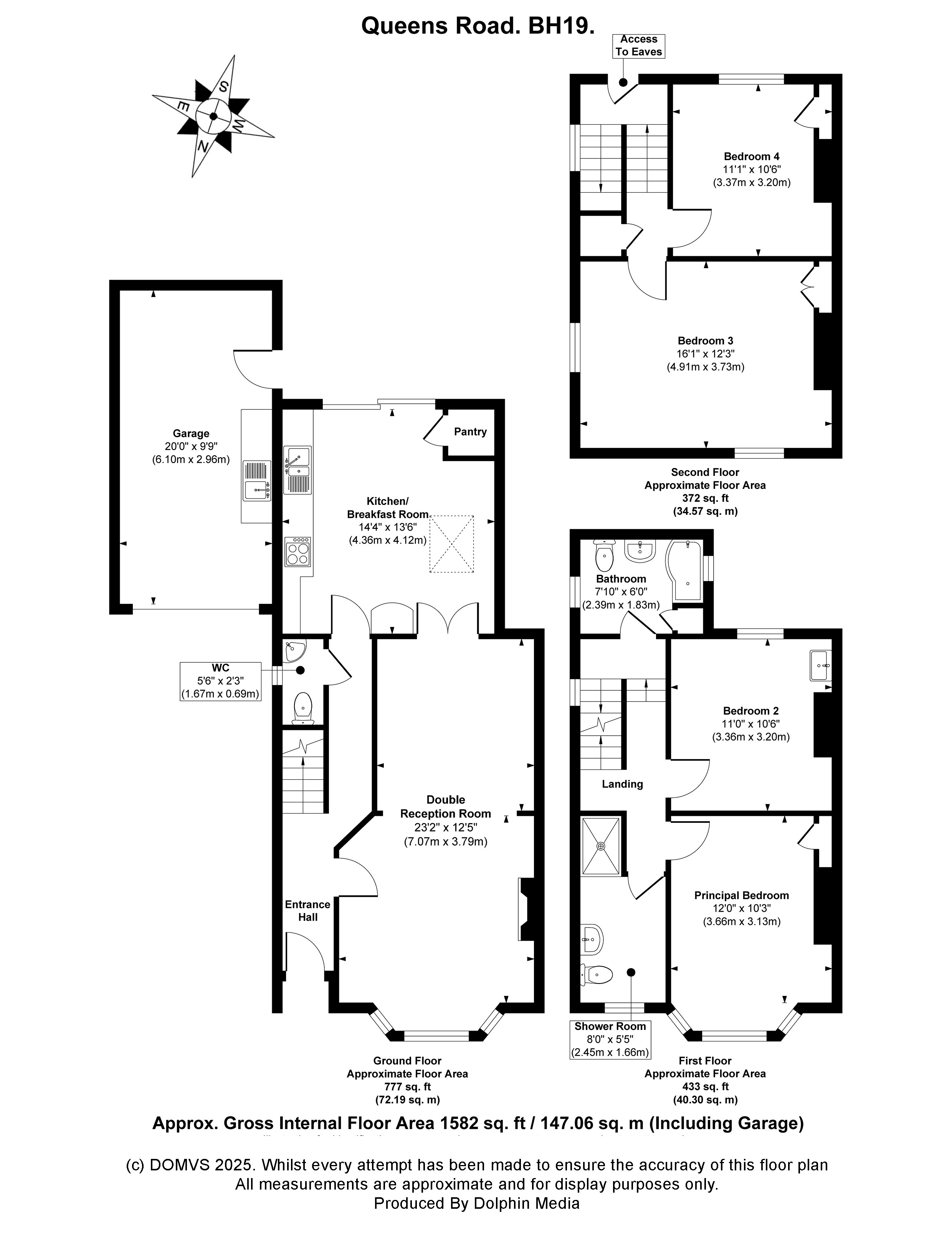 Floorplan for Swanage, Dorset
