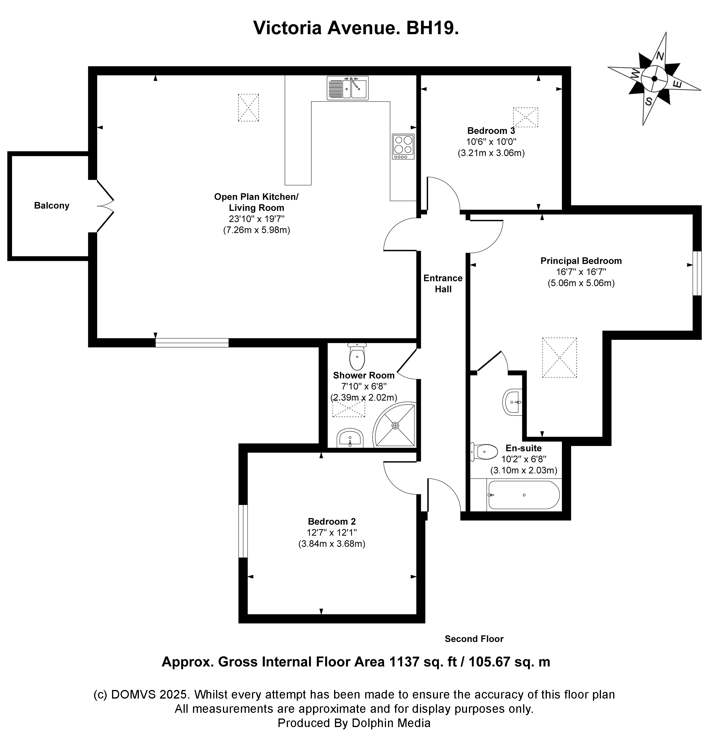 Floorplan for Swanage, Dorset