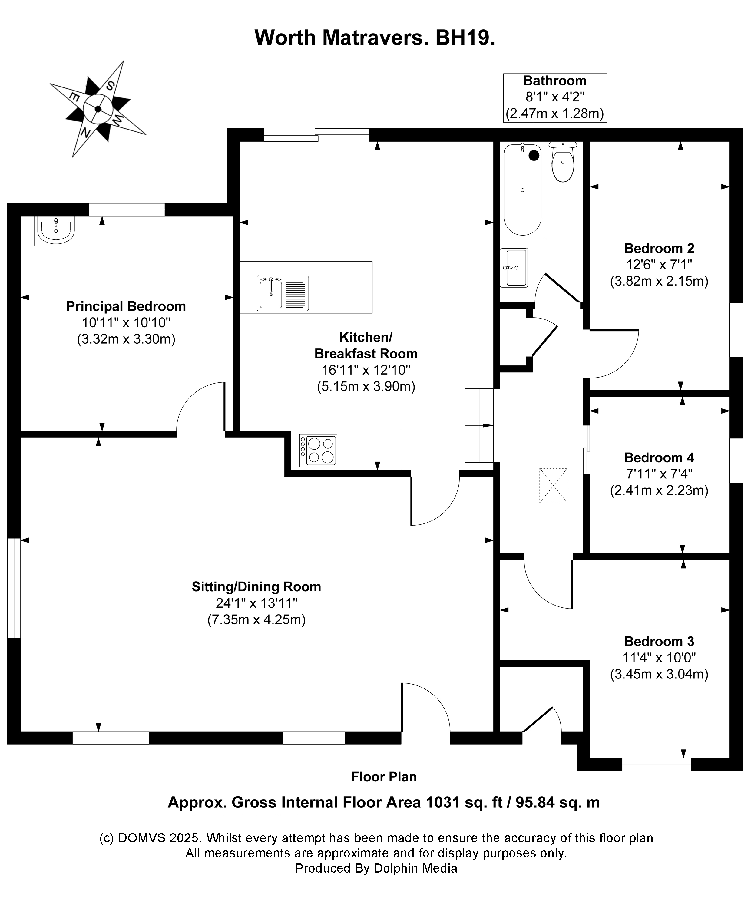 Floorplan for Worth Matravers, Dorset
