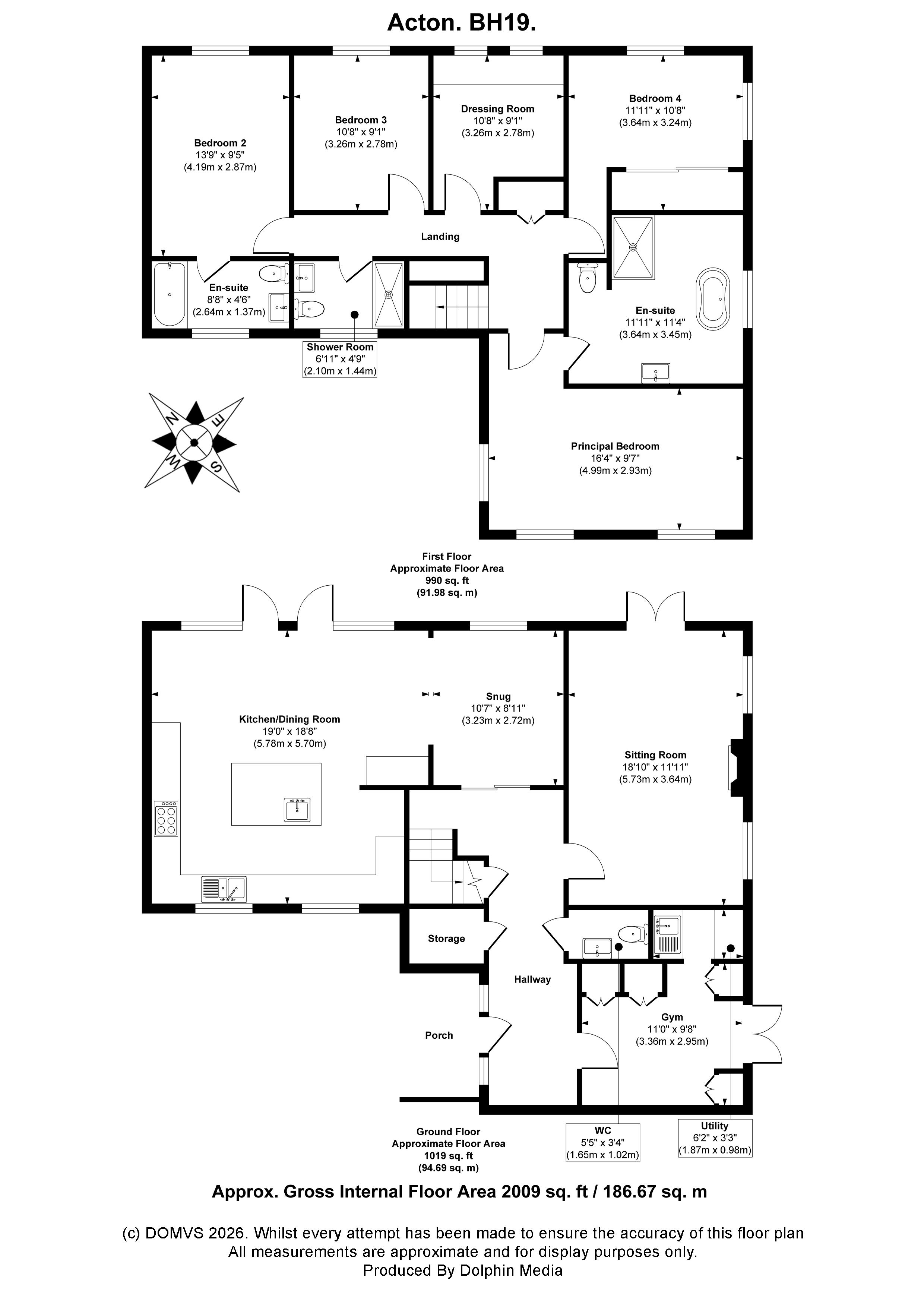 Floorplan for Langton Matravers