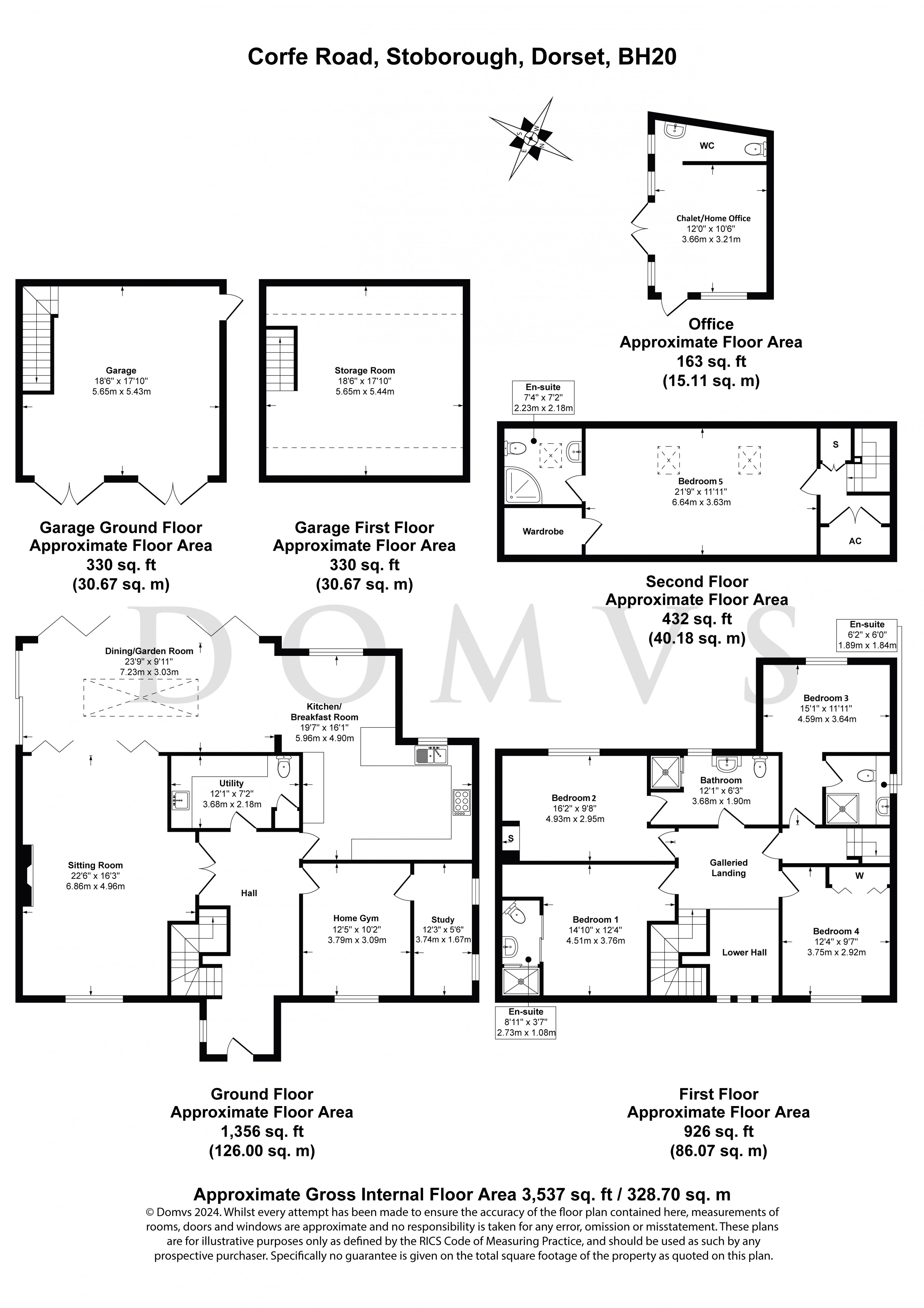 Floorplan for Stoborough, Wareham, Dorset