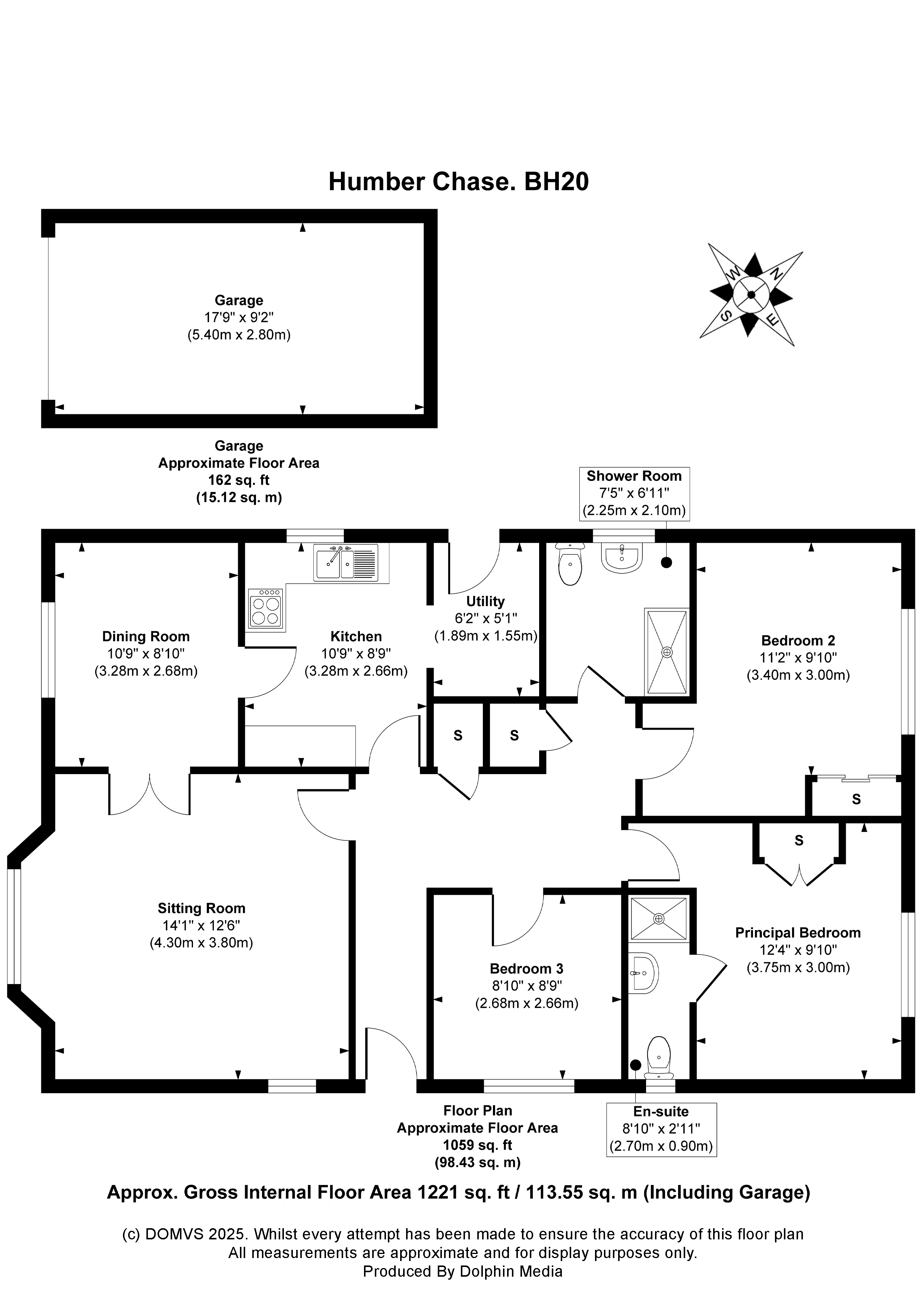 Floorplan for Carey, Wareham, Dorset