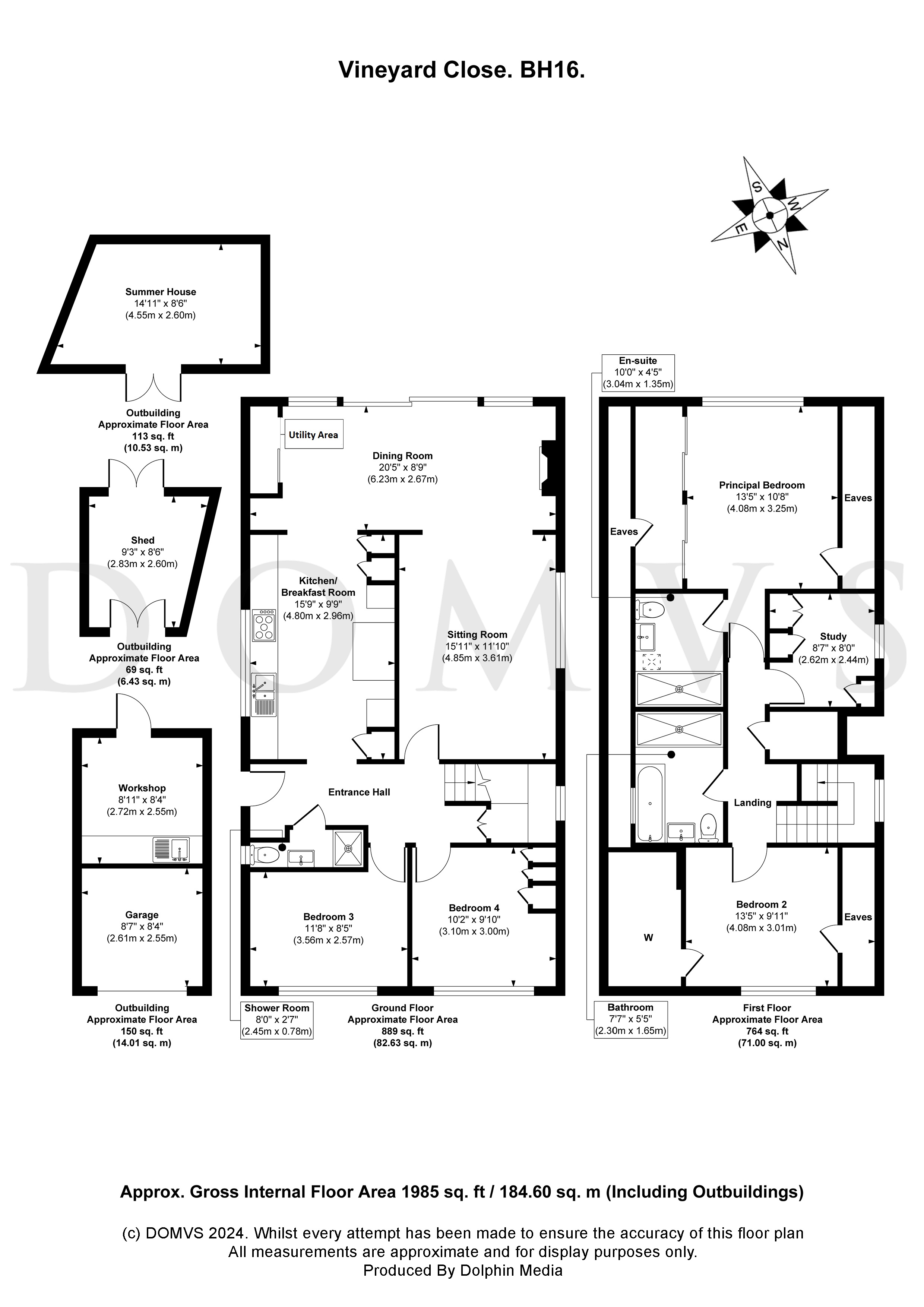 Floorplan for Lytchett Matravers, Dorset