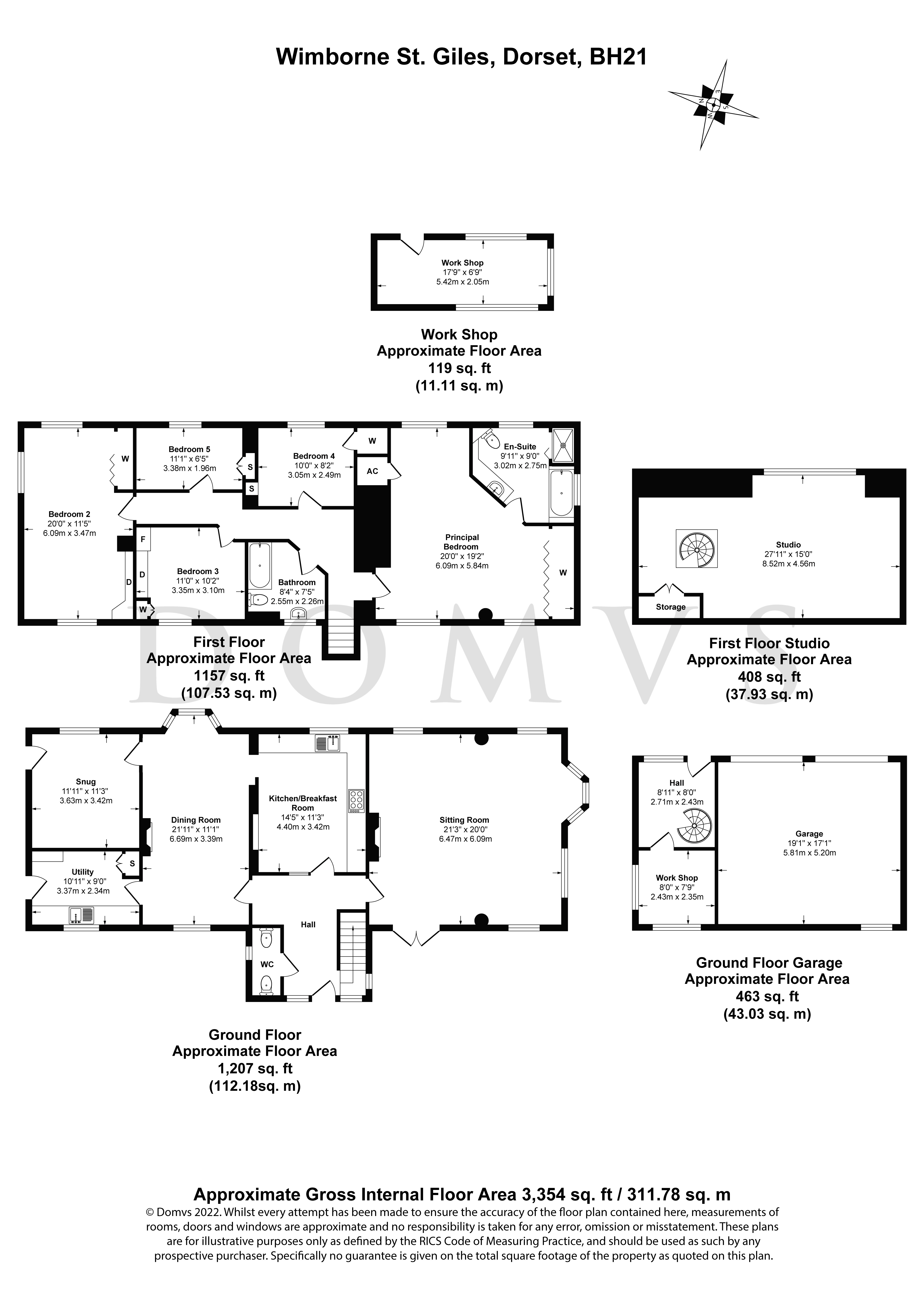 Floorplan for Wimborne, Dorset
