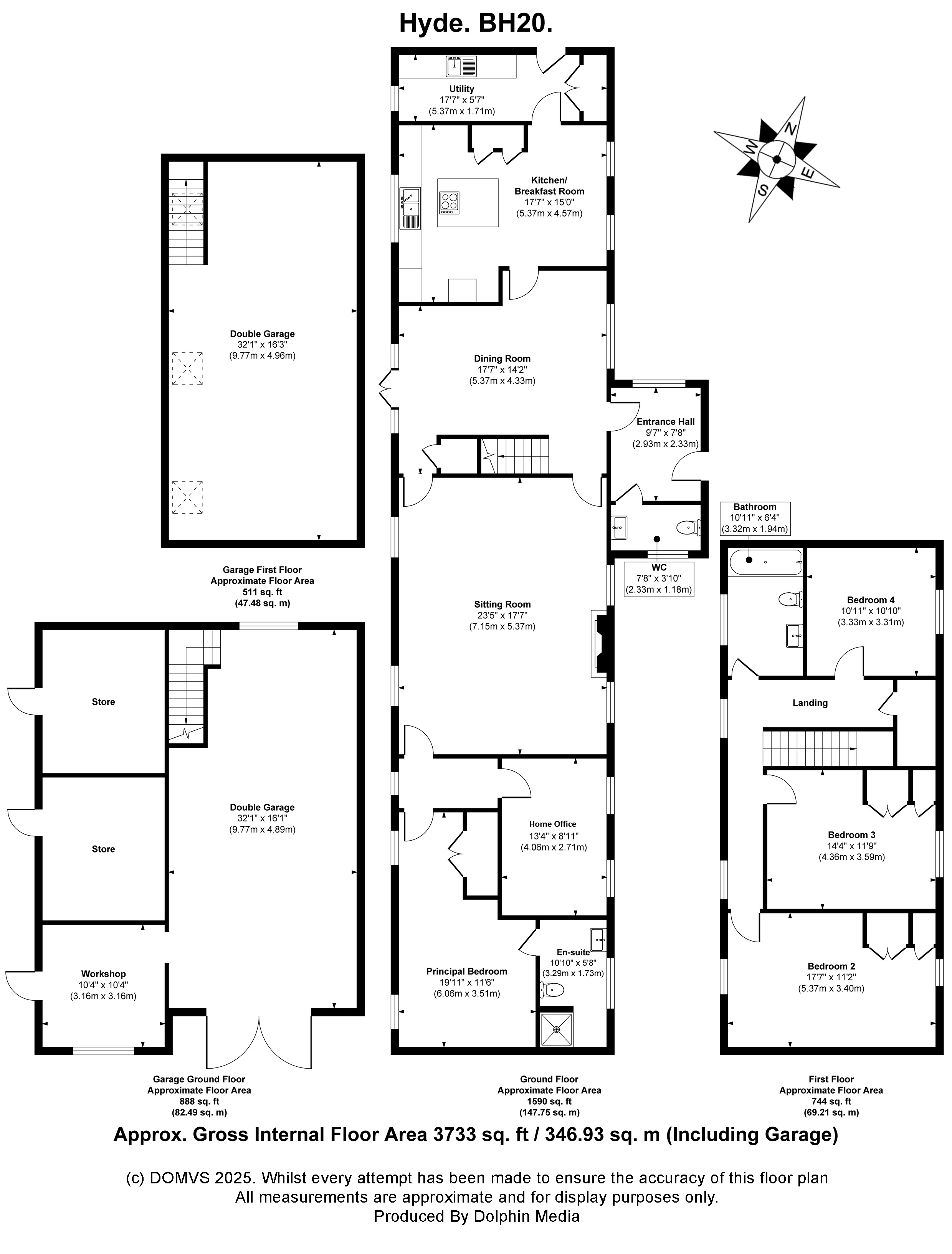 Floorplan for Wareham, Dorset