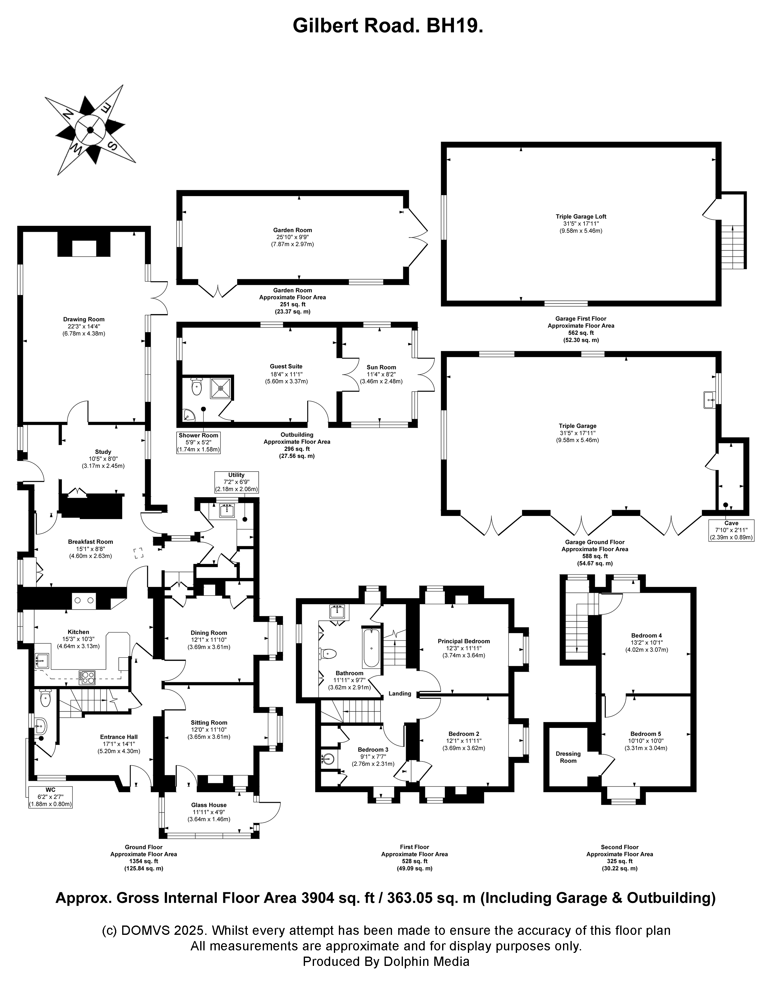 Floorplan for Swanage, Dorset