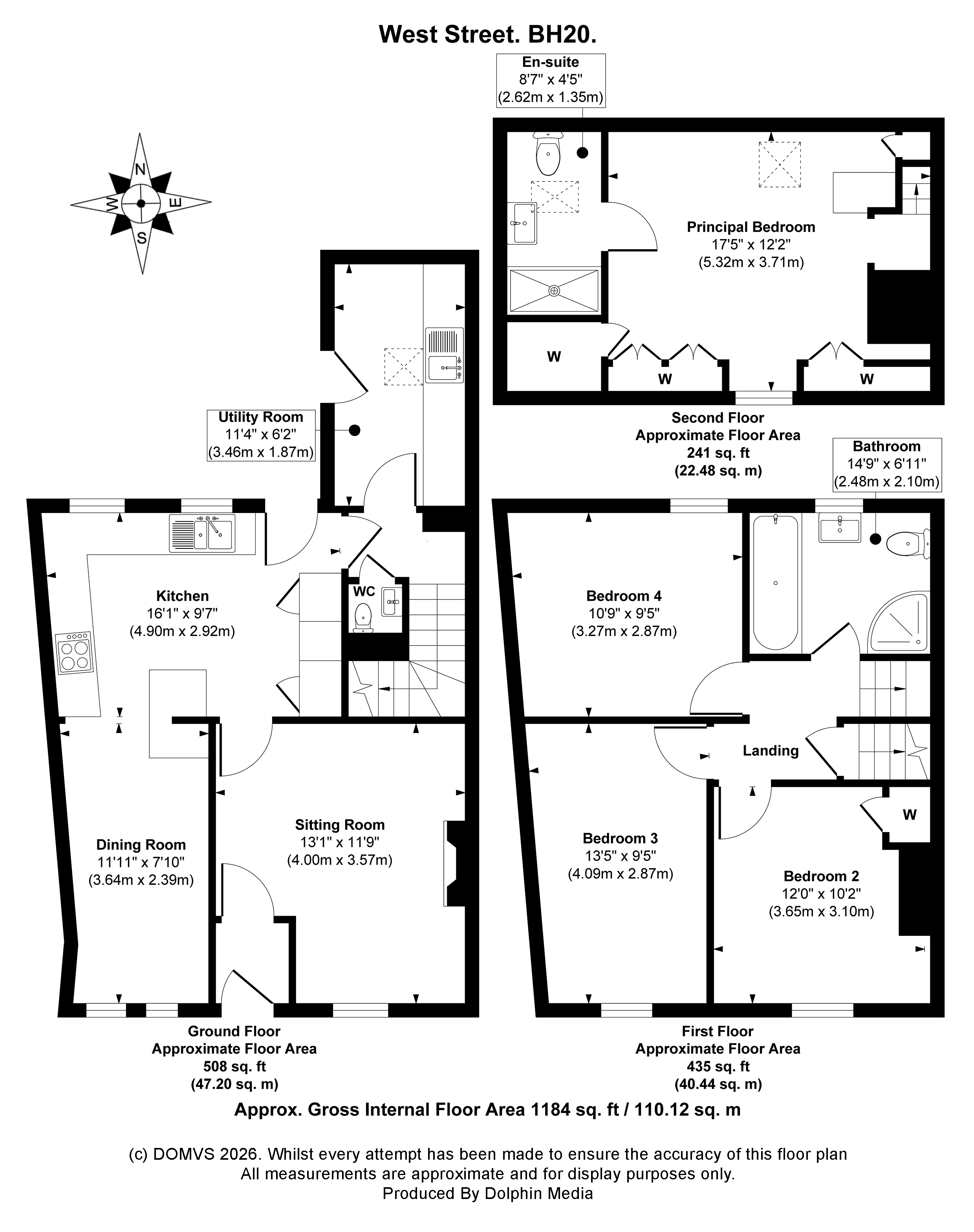 Floorplan for Wareham, Dorset