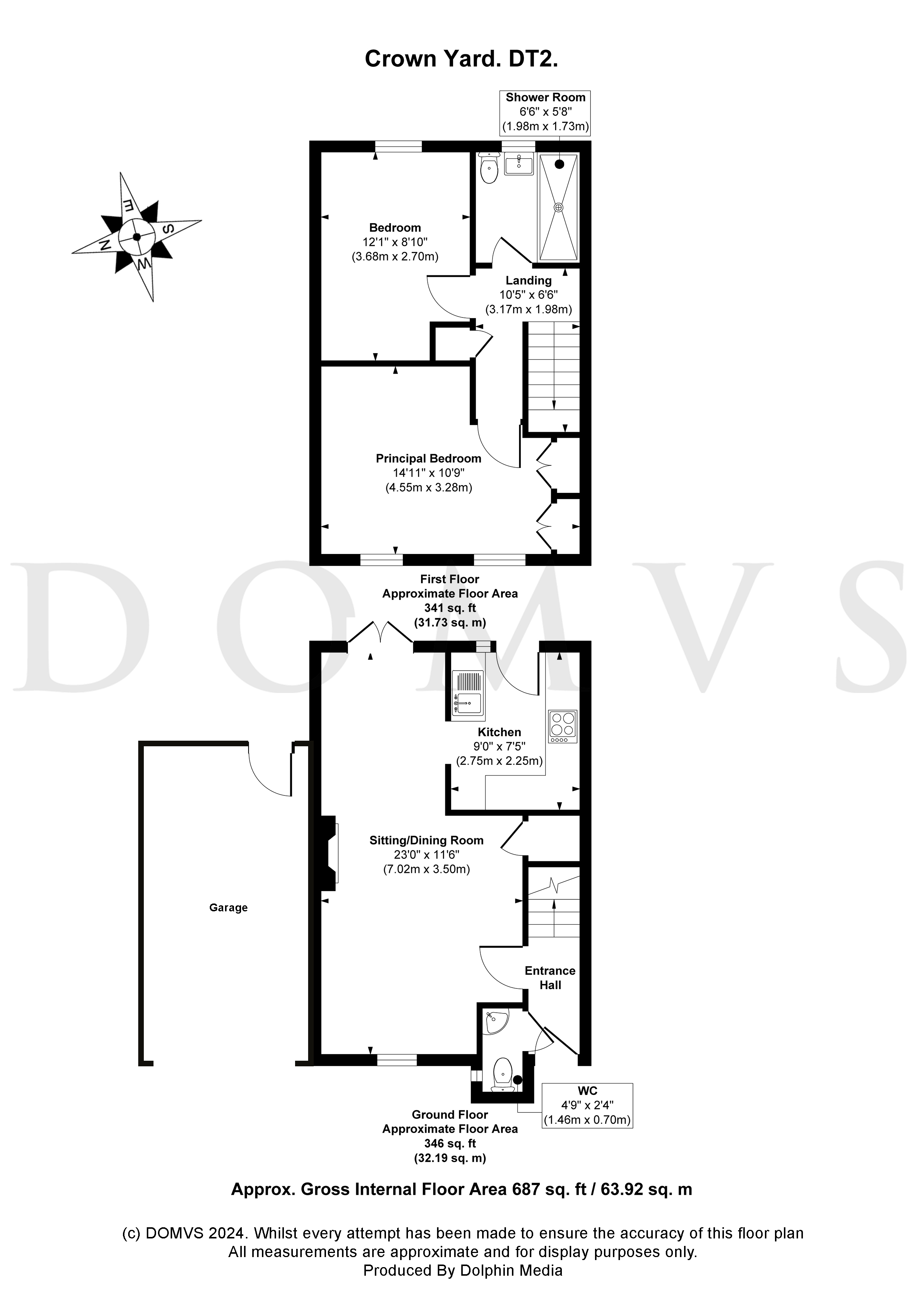 Floorplan for Winfrith Newburgh, Dorchester, Dorset